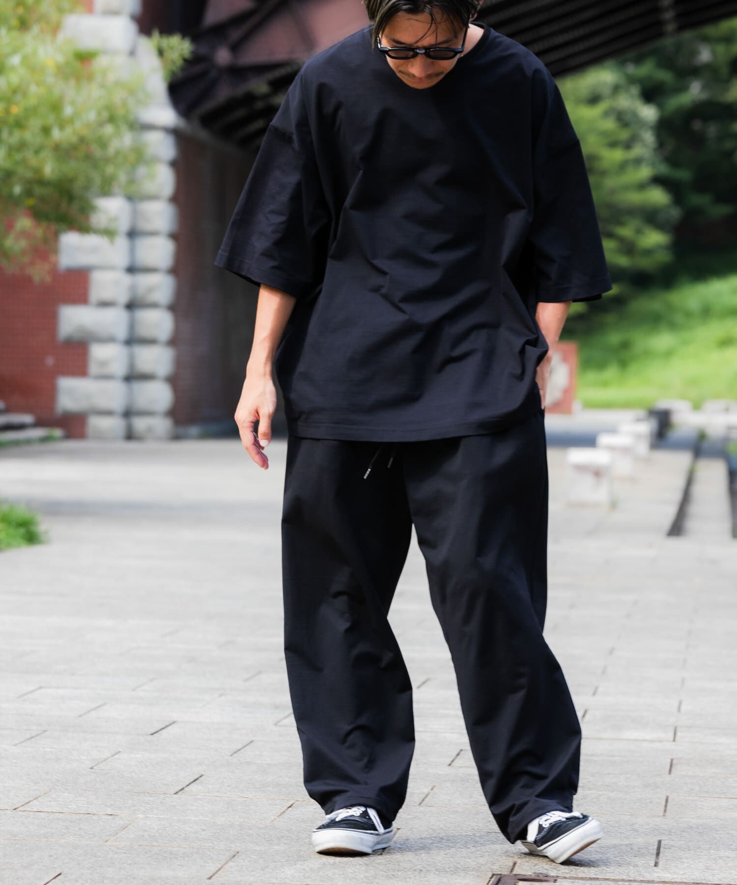 URBAN RESEARCH「SHADE TECH EASY PANTS」|その他|ネイビー