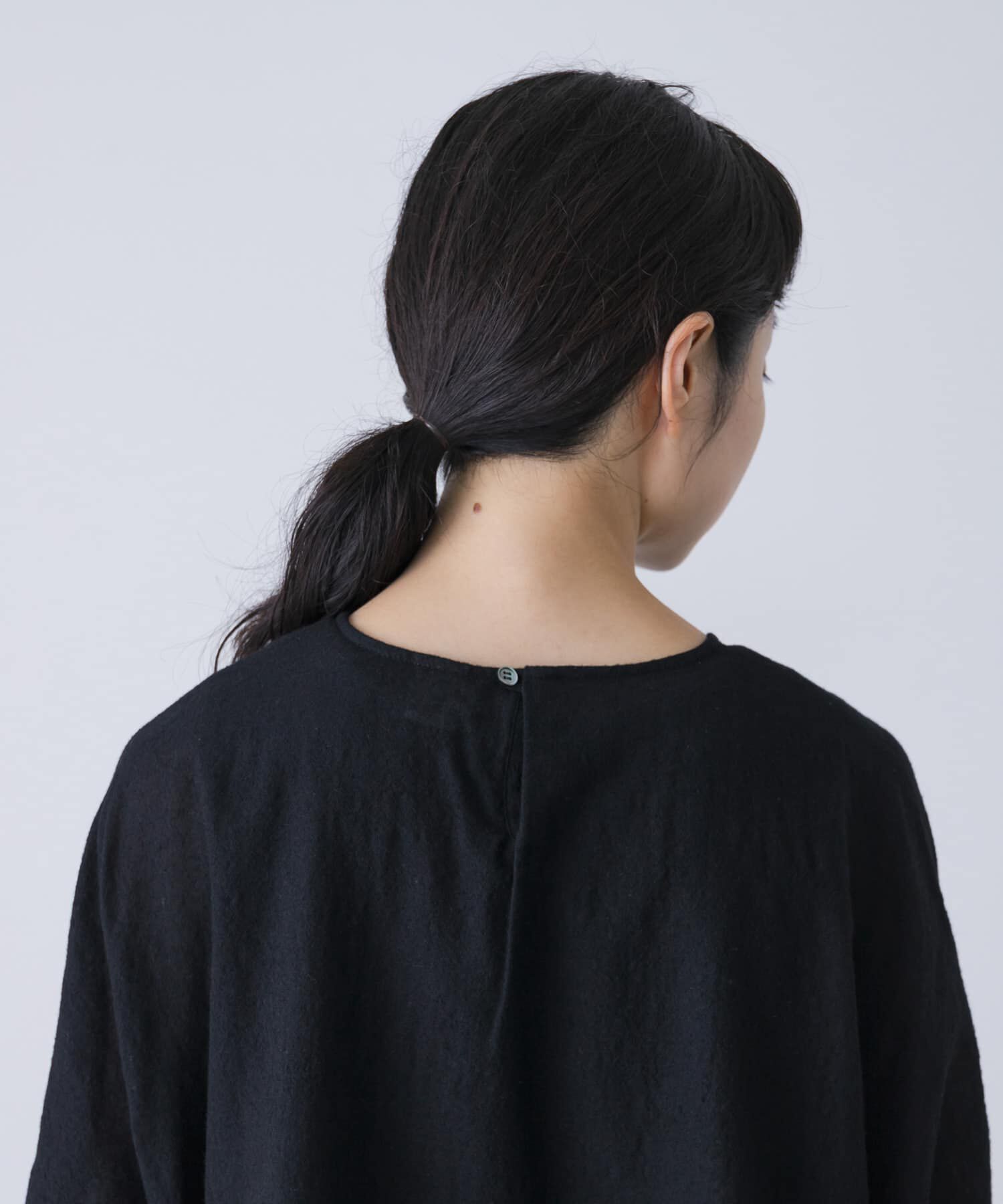 かぐれ「ウールガーゼワイドプルオーバー」|シャツ・ブラウス|