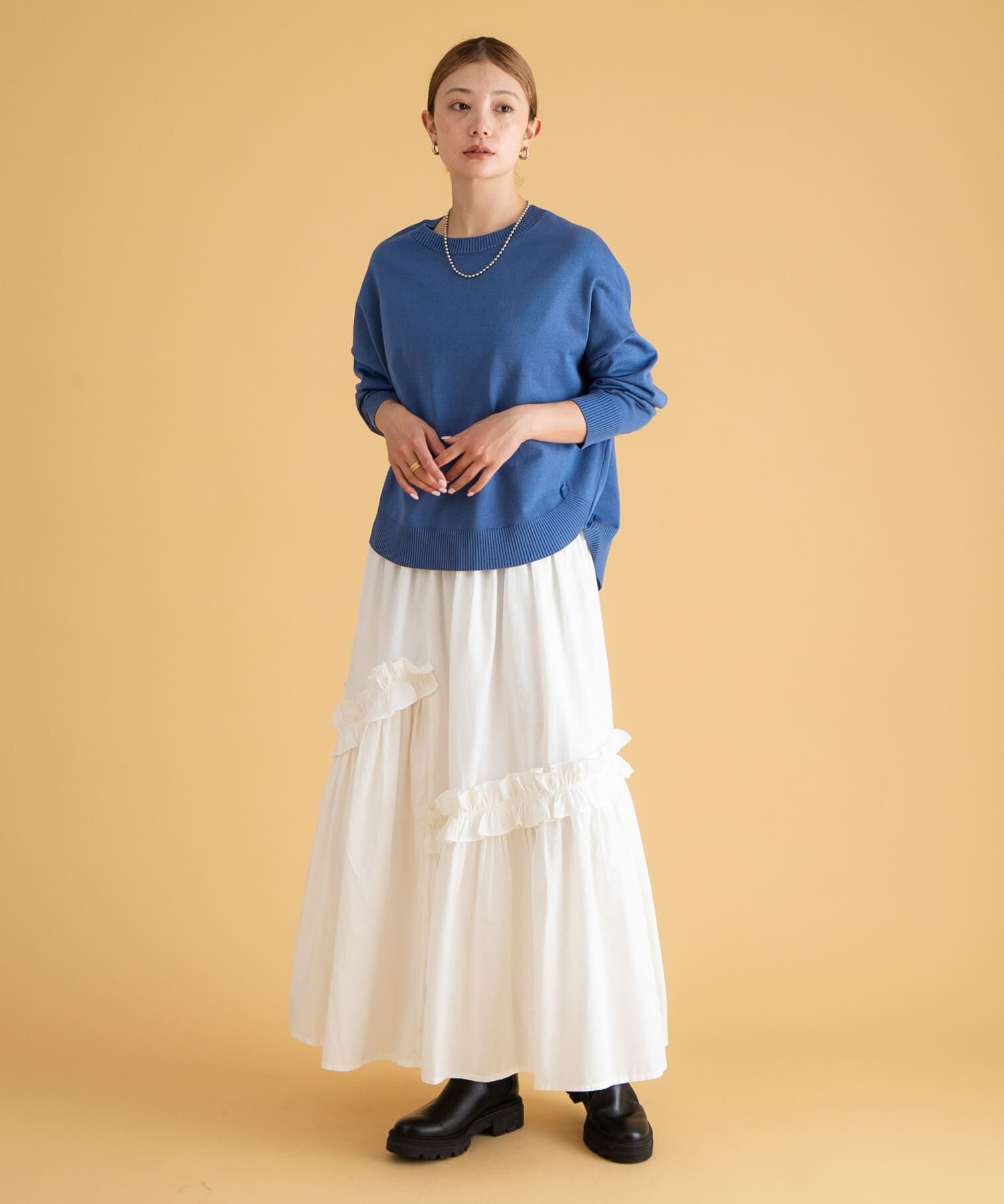 Sonny Label 「フリルディテールコットンスカート」|スカート|