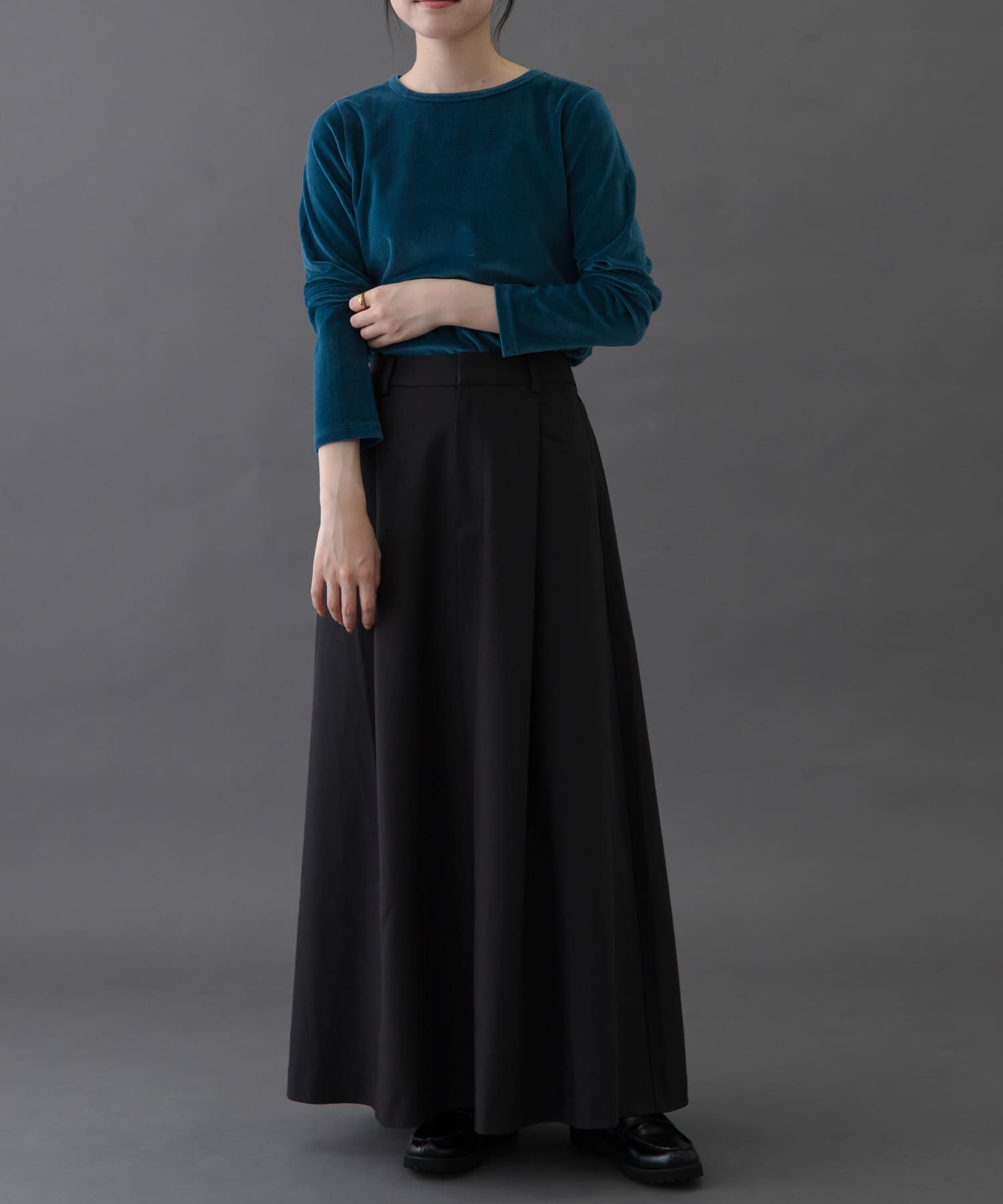 URBAN RESEARCH DOORS「FORK&SPOON　バックゴムフレアスカート」|スカート|