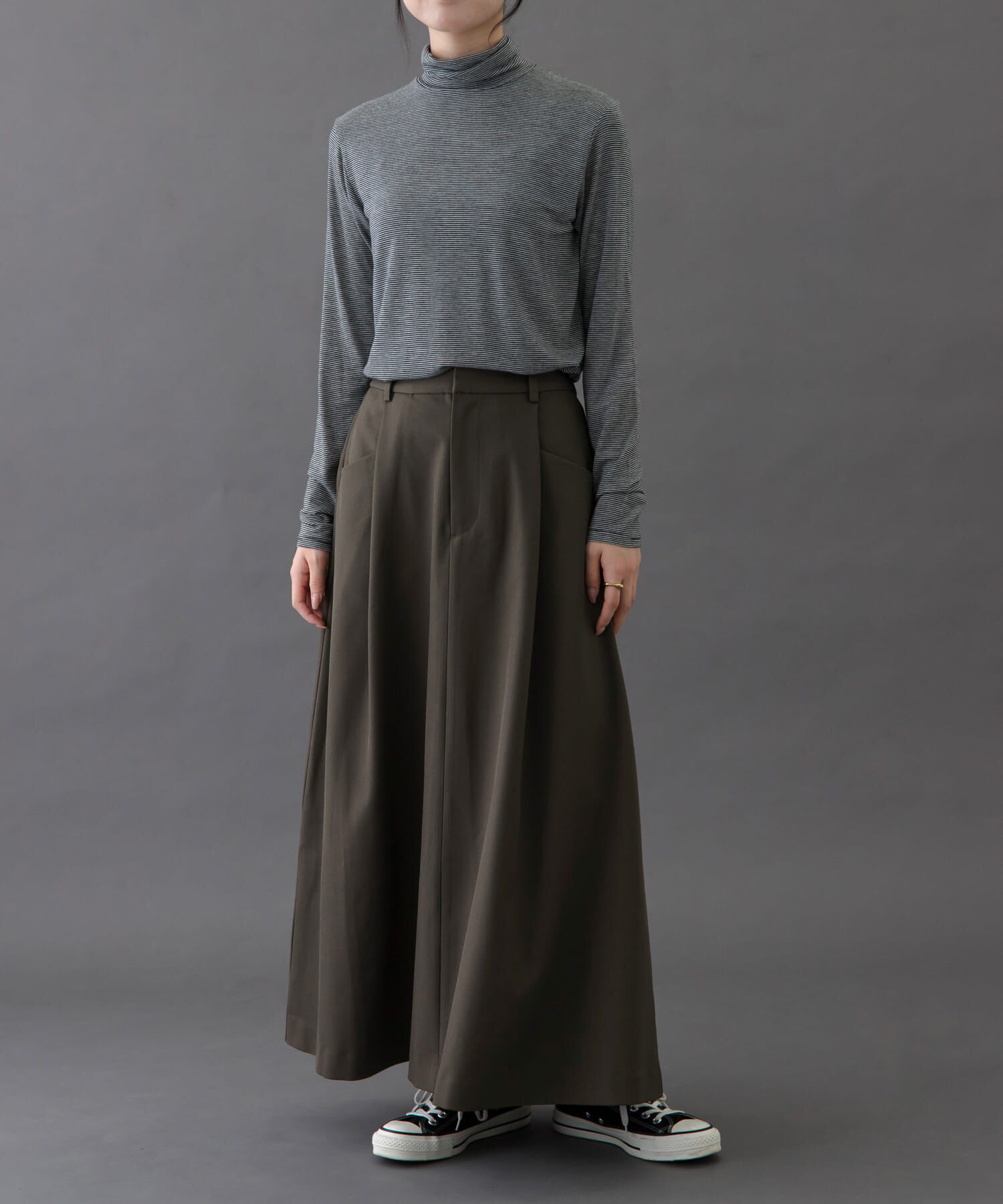 URBAN RESEARCH DOORS「FORK&SPOON　バックゴムフレアスカート」|スカート|