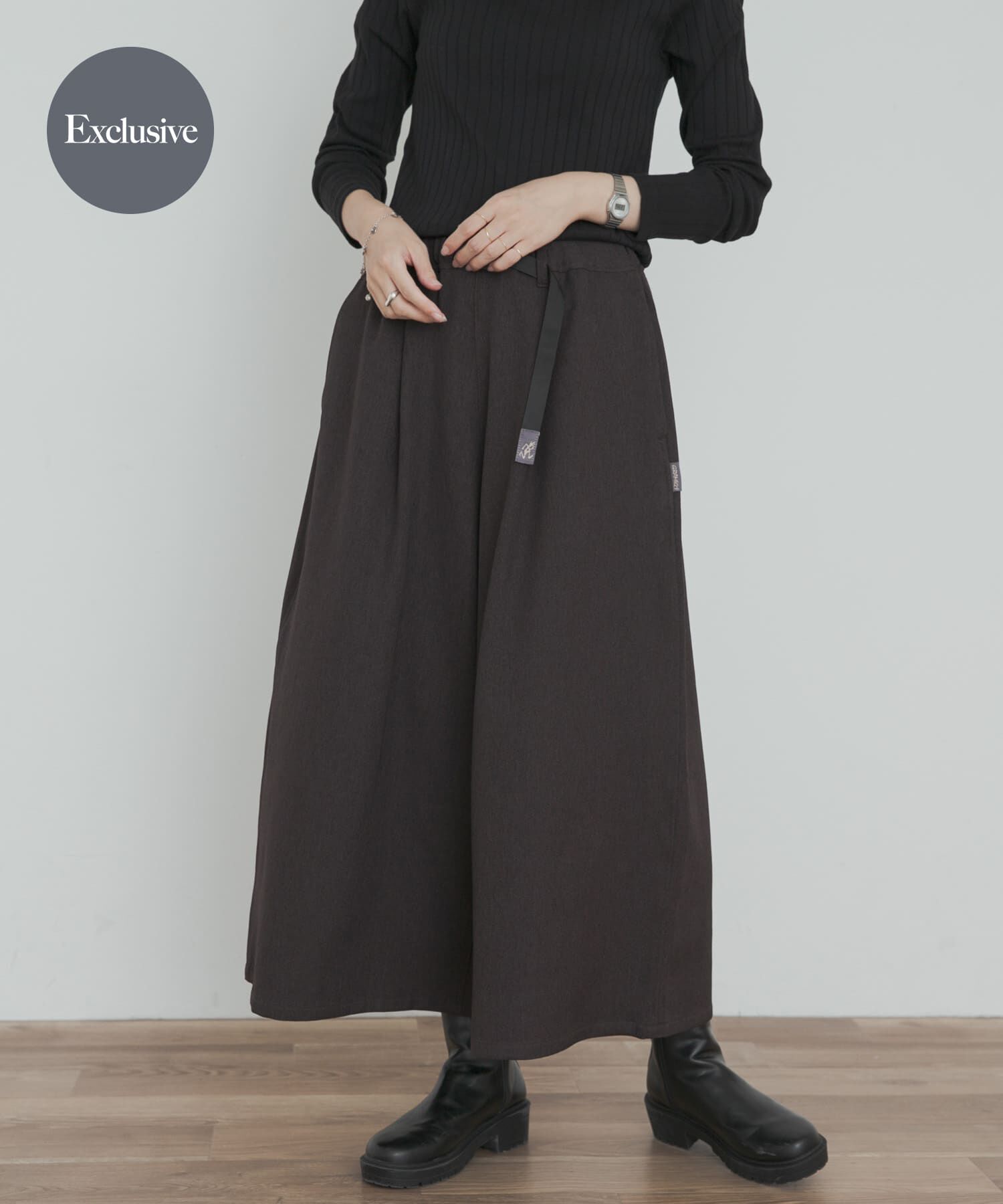 URBAN RESEARCH DOORS「『別注』Gramicci　ONETUCK WOOLLIKE PANTS」|その他|ブラウン