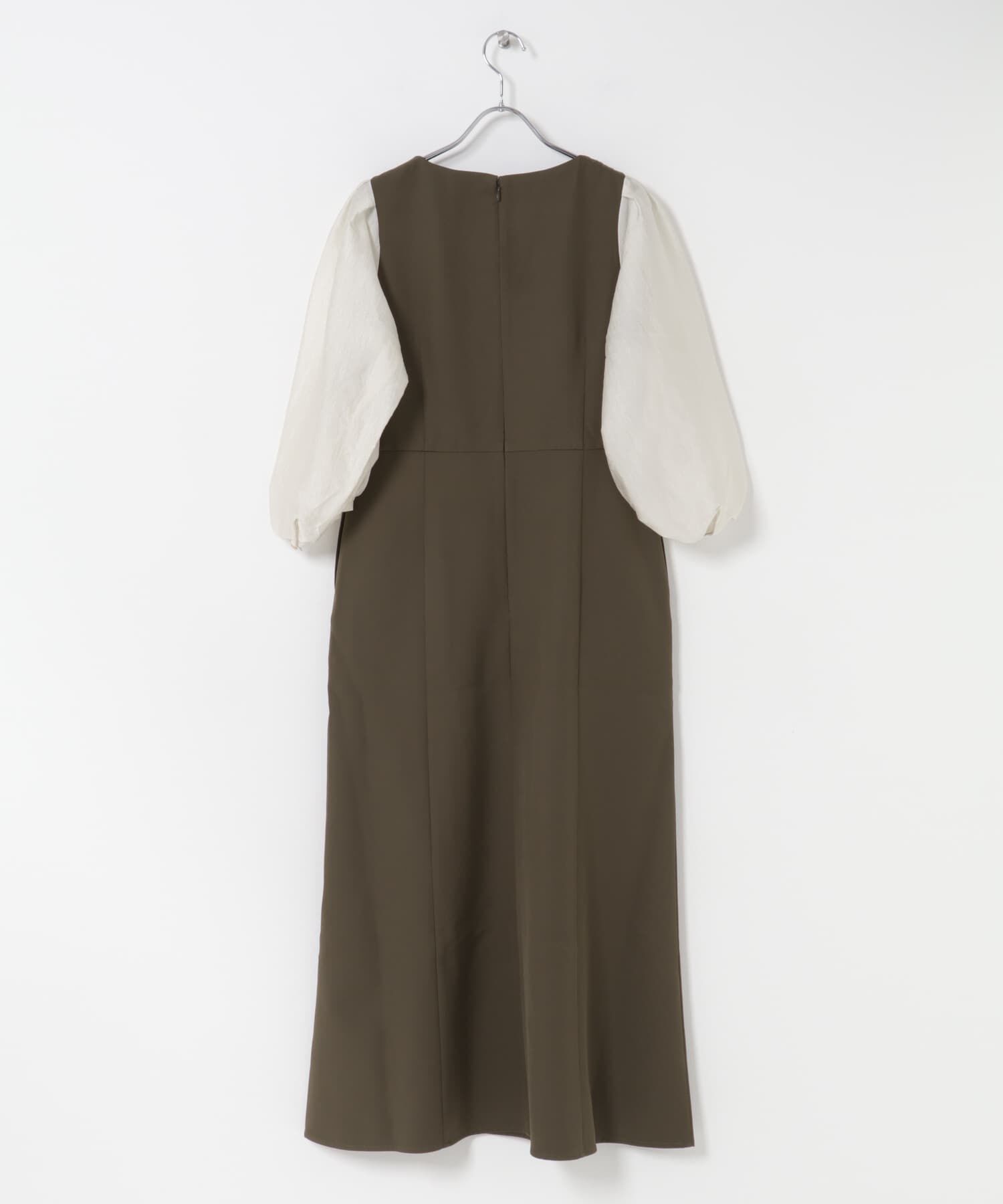 URBAN RESEARCH ROSSO「ドッキングスリーブVネックワンピース」|ワンピース|