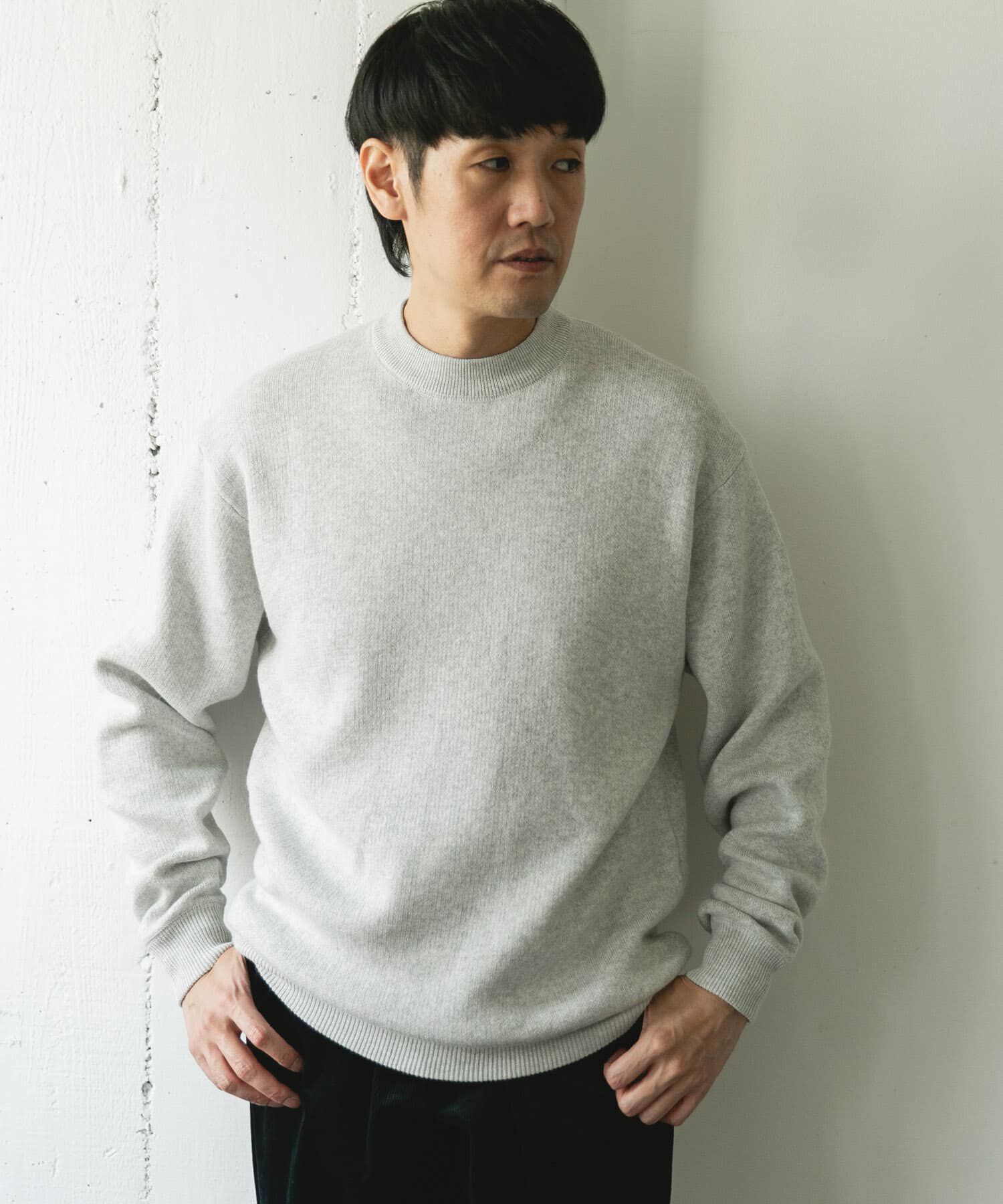 URBAN RESEARCH DOORS「『一部WEB限定カラー』コットンウール クルーネックニット」|ニット・セーター|