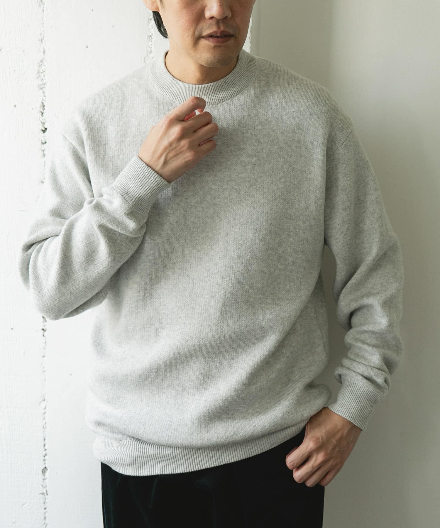 URBAN RESEARCH DOORS「『一部WEB限定カラー』コットンウール クルーネックニット」|ニット・セーター|