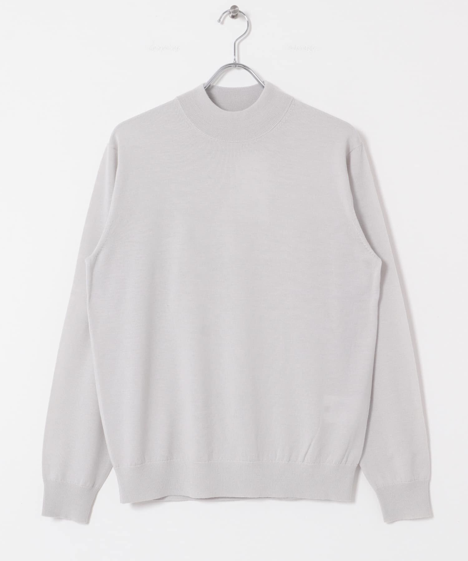 URBAN RESEARCH DOORS「LIFE STYLE TAILOR　マシンウォッシャブルハイゲージモックニット」|シャツ・ブラウス|