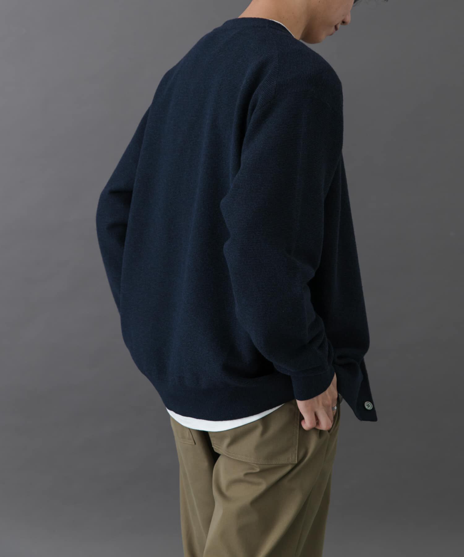 URBAN RESEARCH DOORS「FORK&SPOON　PROVORONE Vネックカーディガン」|カーディガン|