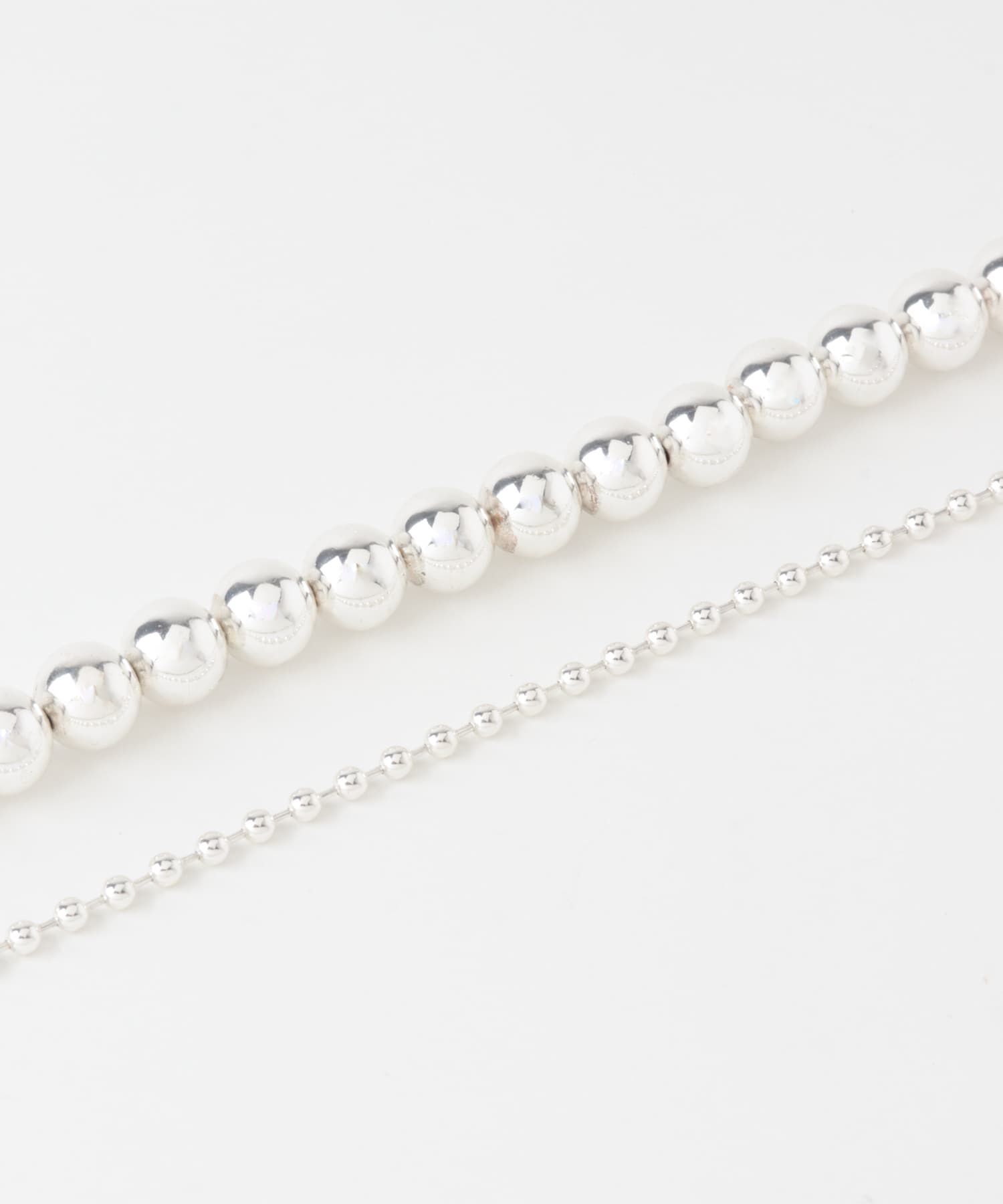 SMELLY「メタルボール2セットネックレス」|ネックレス|