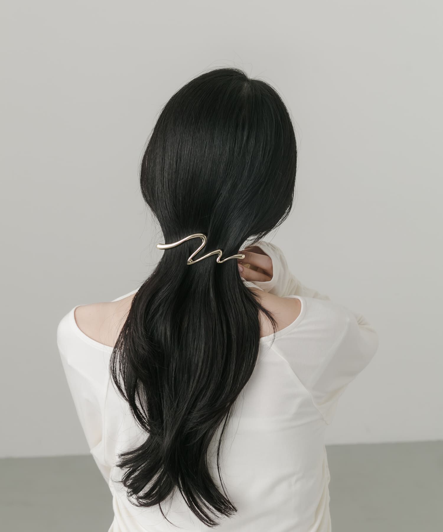 SMELLY「ニュアンスラインメタルバレッタ」|その他|