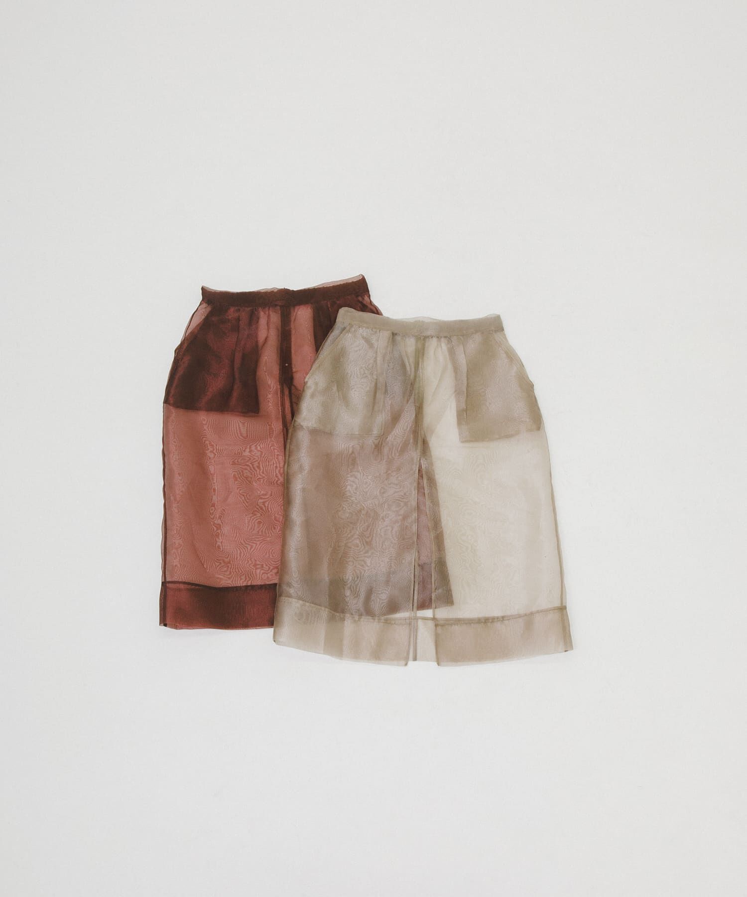 LAATO「sheer midi skirt」|スカート|