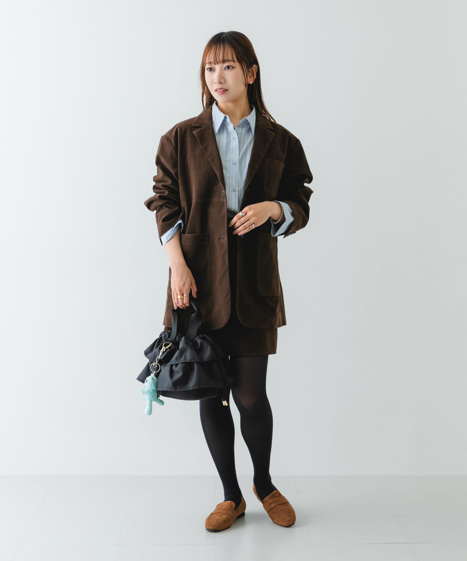 RODE SKO「軽量フリルキンチャクバッグ」|ハンドバッグ|