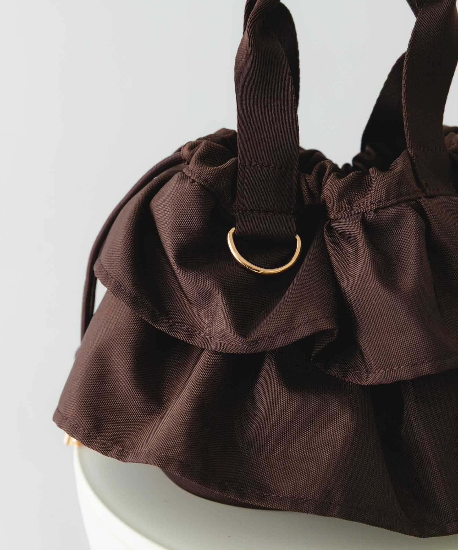 RODE SKO「軽量フリルキンチャクバッグ」|ハンドバッグ|