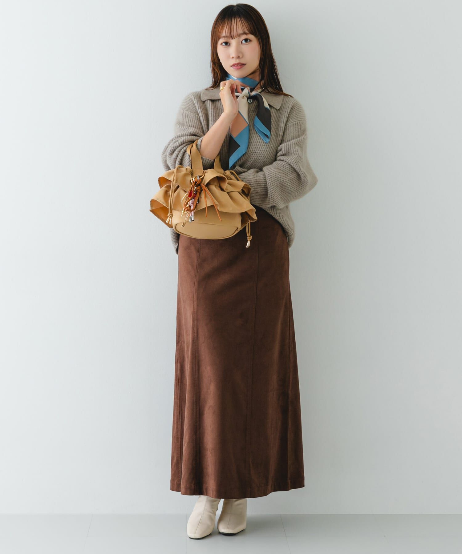 RODE SKO「軽量フリルキンチャクバッグ」|ハンドバッグ|