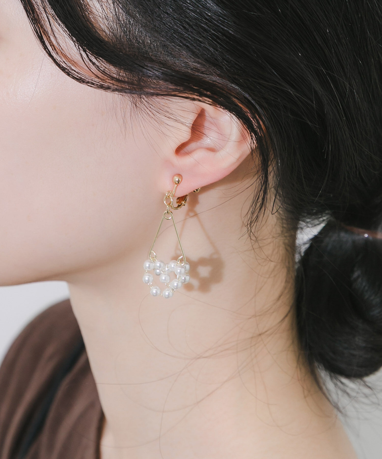 SMELLY「パールスウィングイヤリング」|イヤリング|