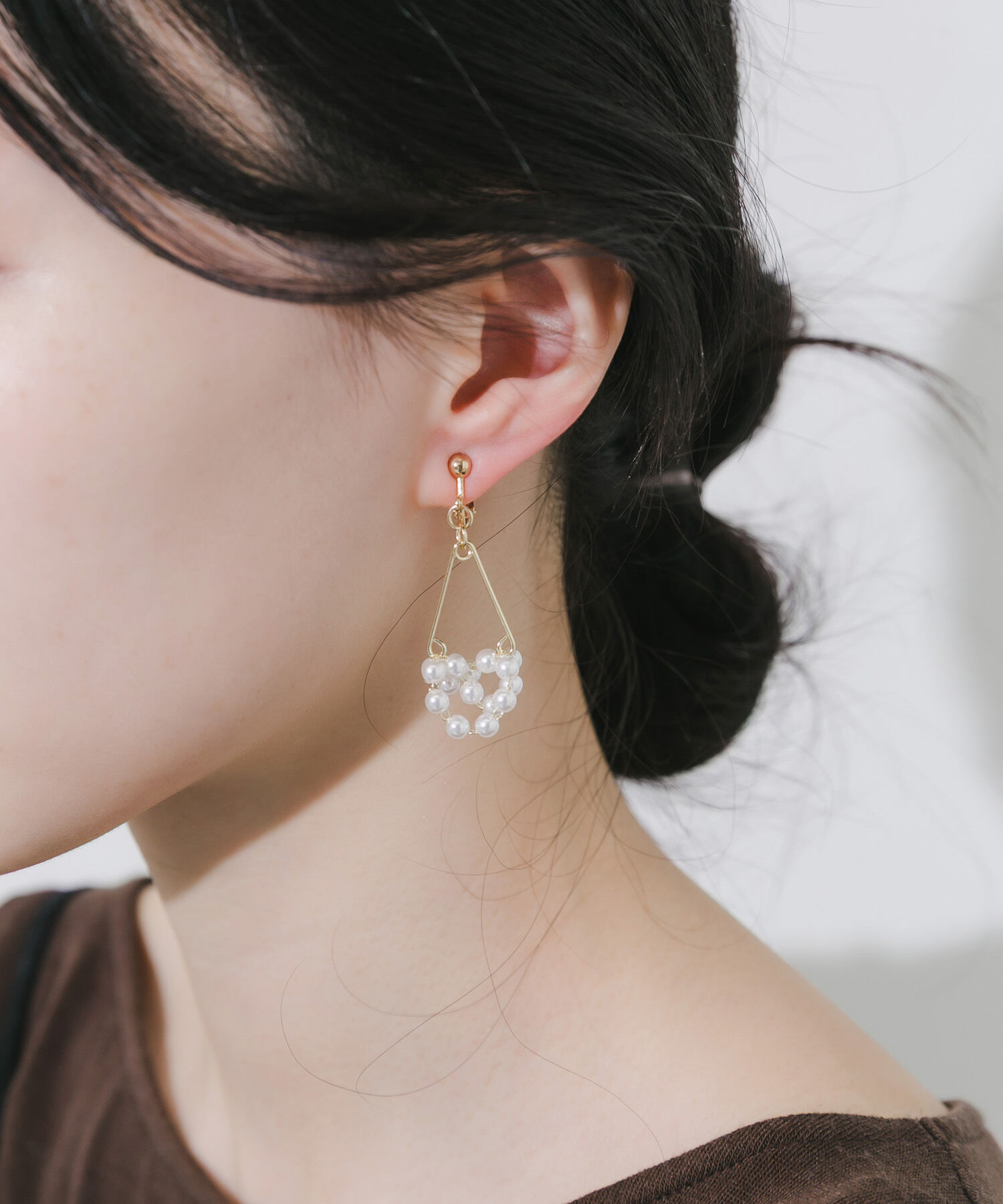 SMELLY「パールスウィングイヤリング」|イヤリング|