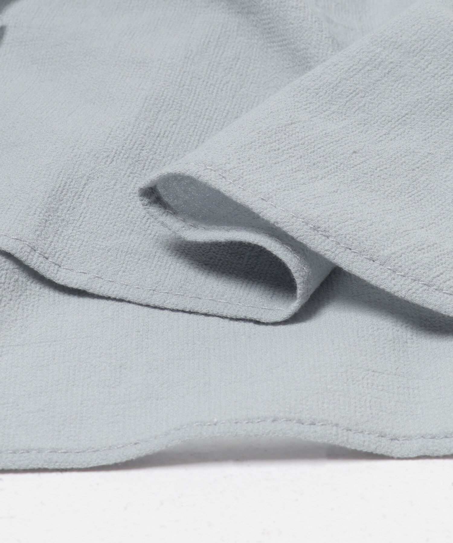 URBAN RESEARCH DOORS「フロントフリルスタンドカラーブラウス」|シャツ・ブラウス|