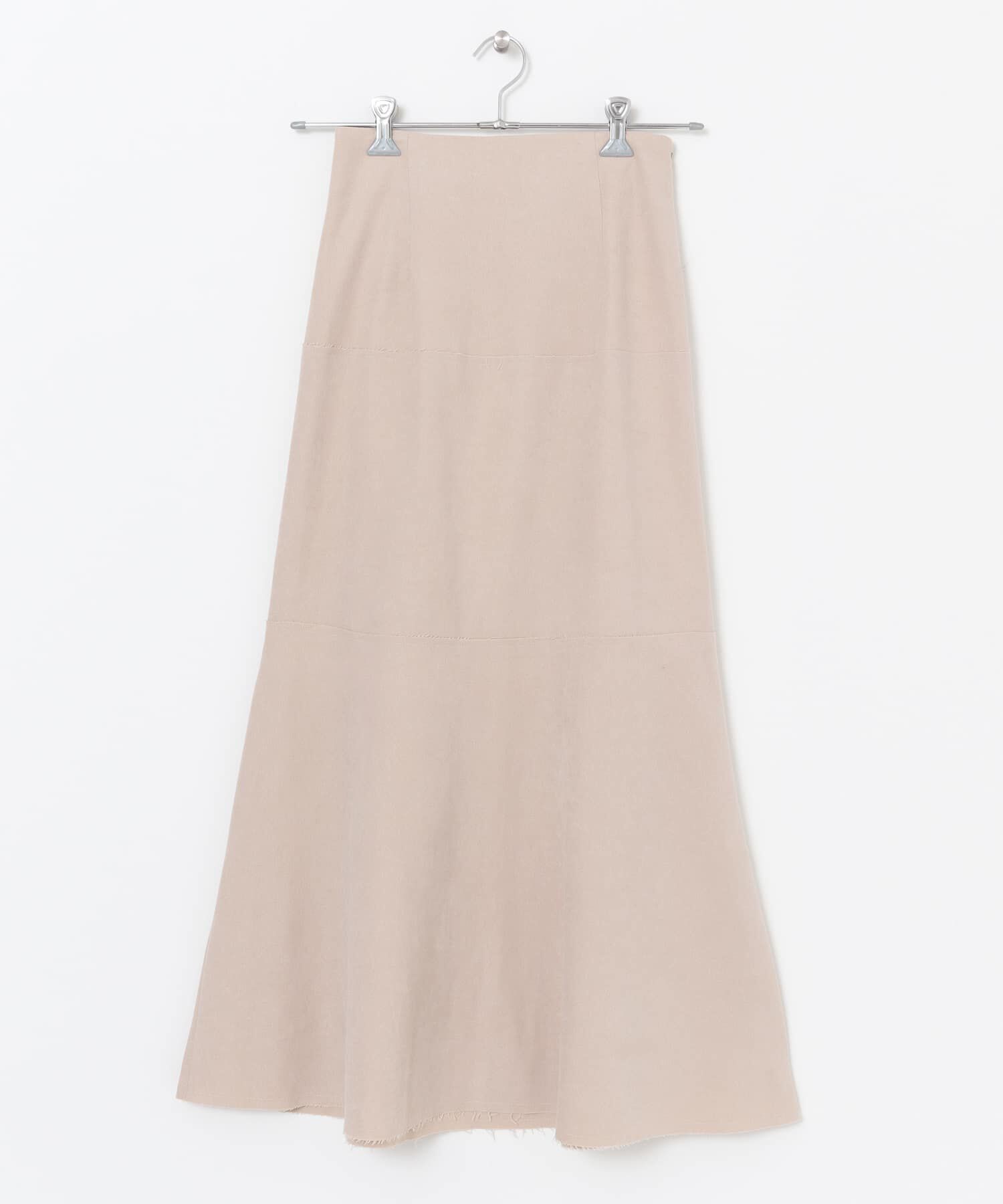  「カットオフ切替ロングスカート」|スカート|