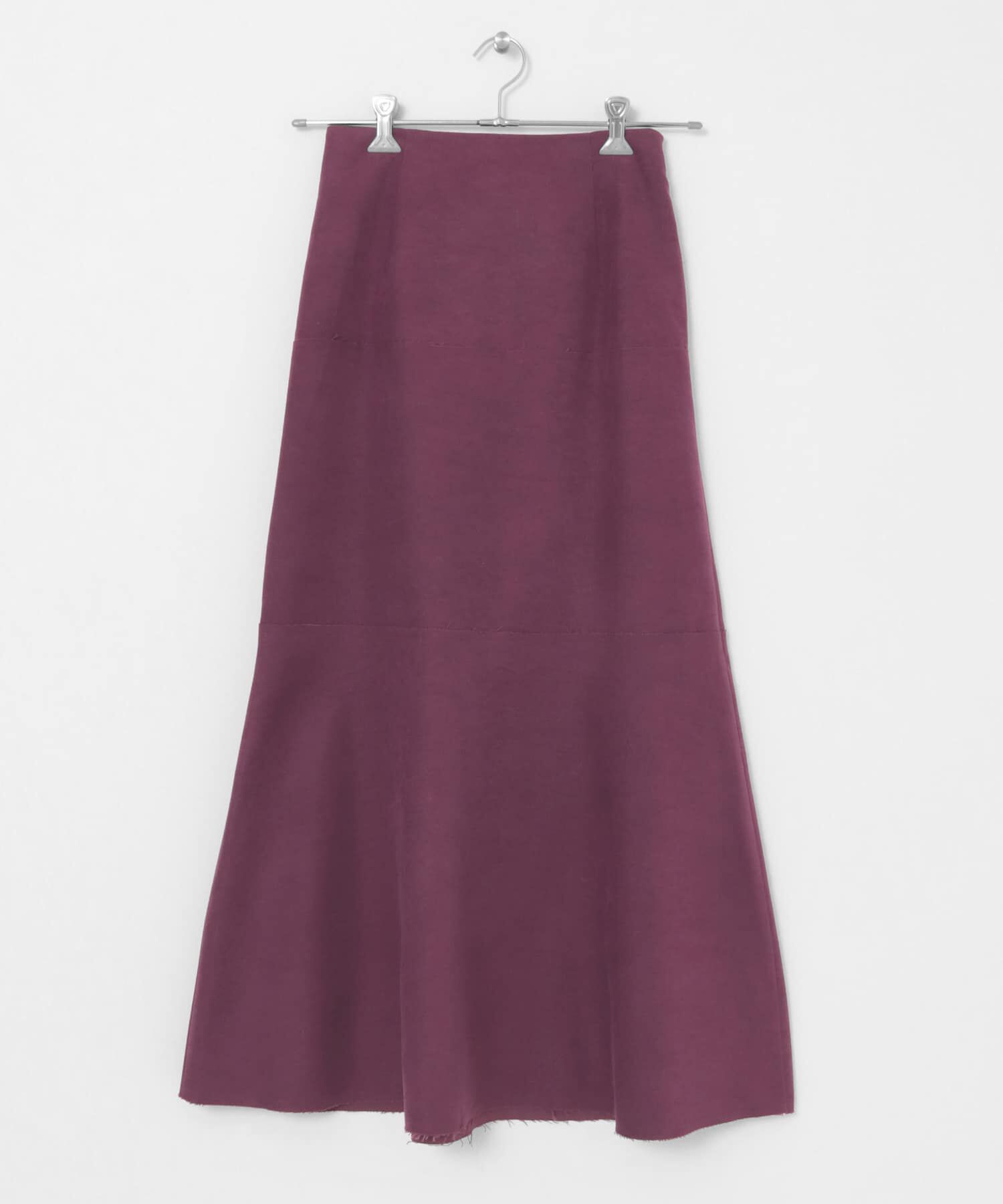  「カットオフ切替ロングスカート」|スカート|