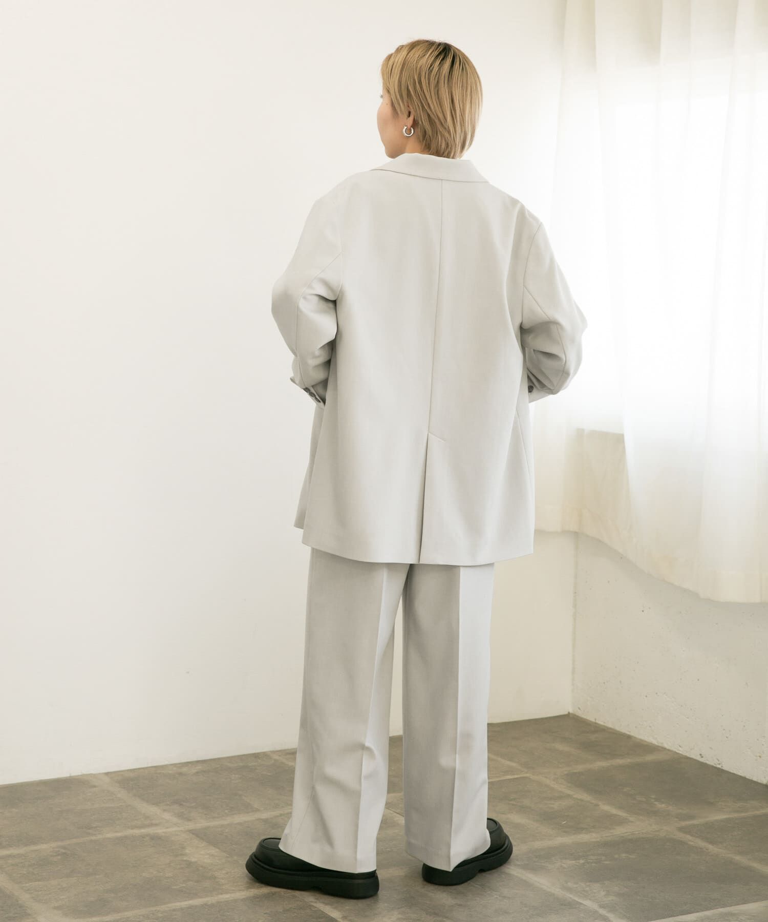  「センタープレスハイウエストWIDEパンツ」|その他|