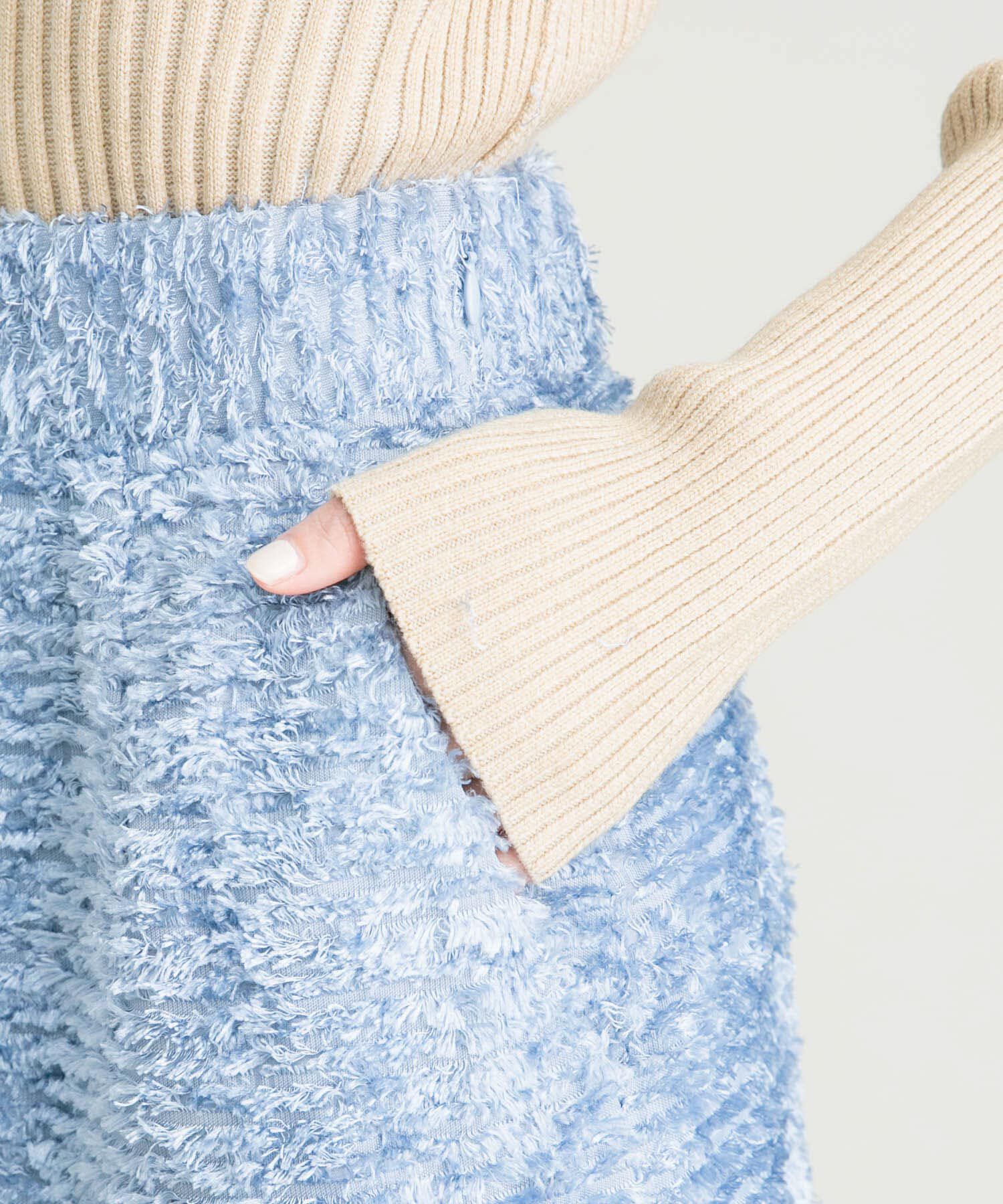  「ミニフリンジタイトスカート」|スカート|