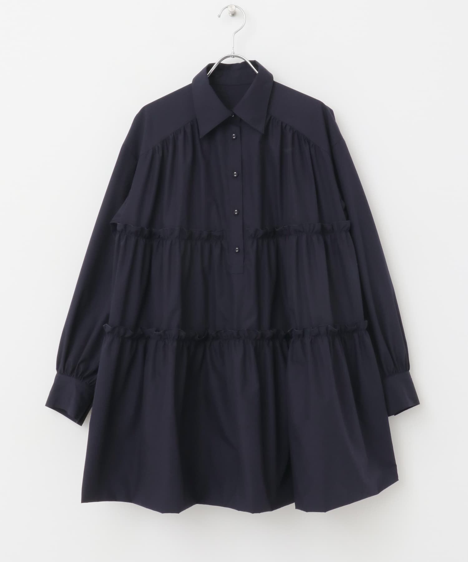  「ティアードバルーンミニワンピース」|ワンピース|