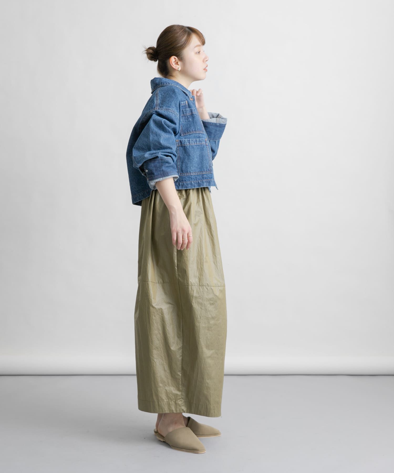  「WIDEデニムジャケット」|デニムジャケット|