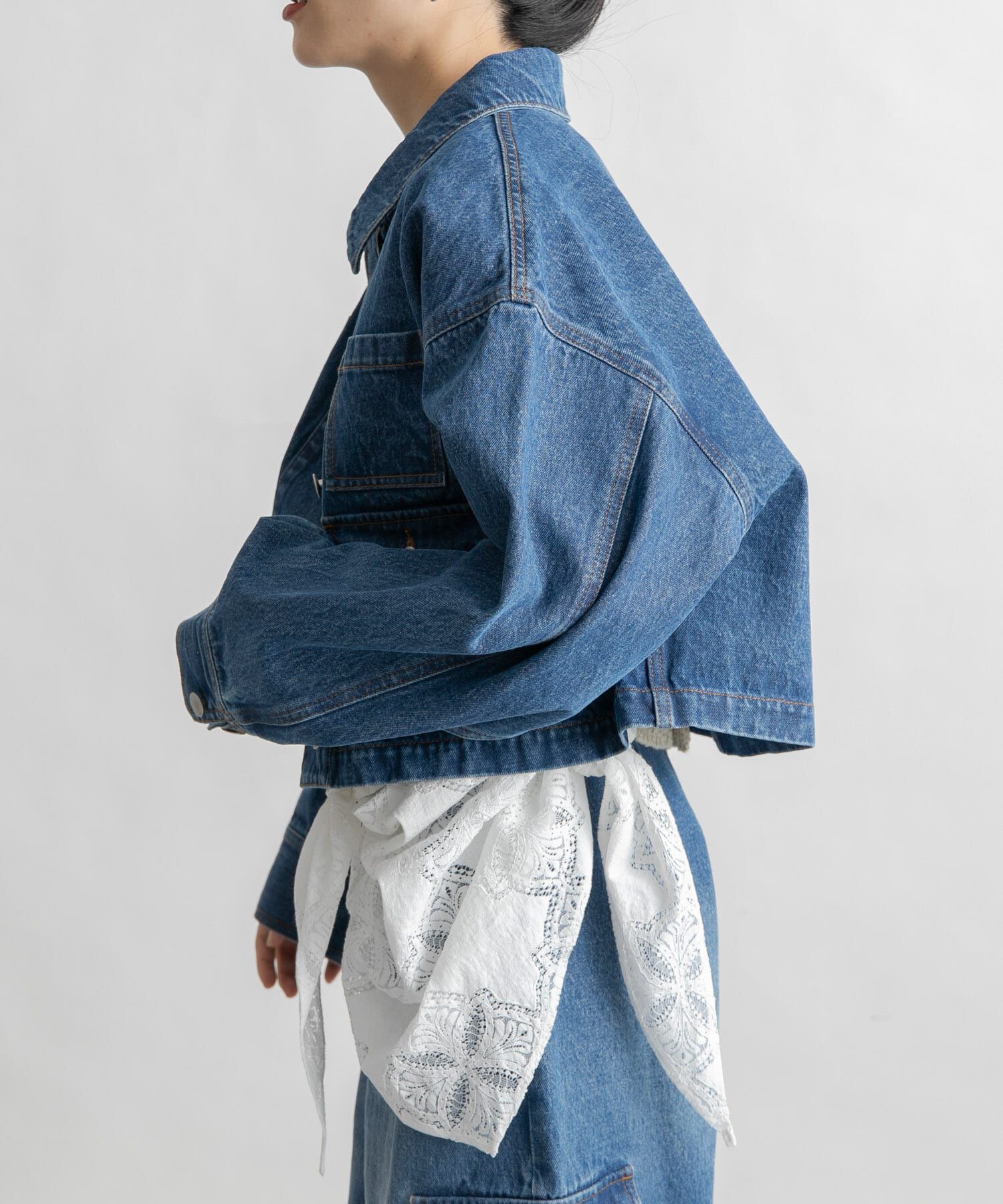  「WIDEデニムジャケット」|デニムジャケット|