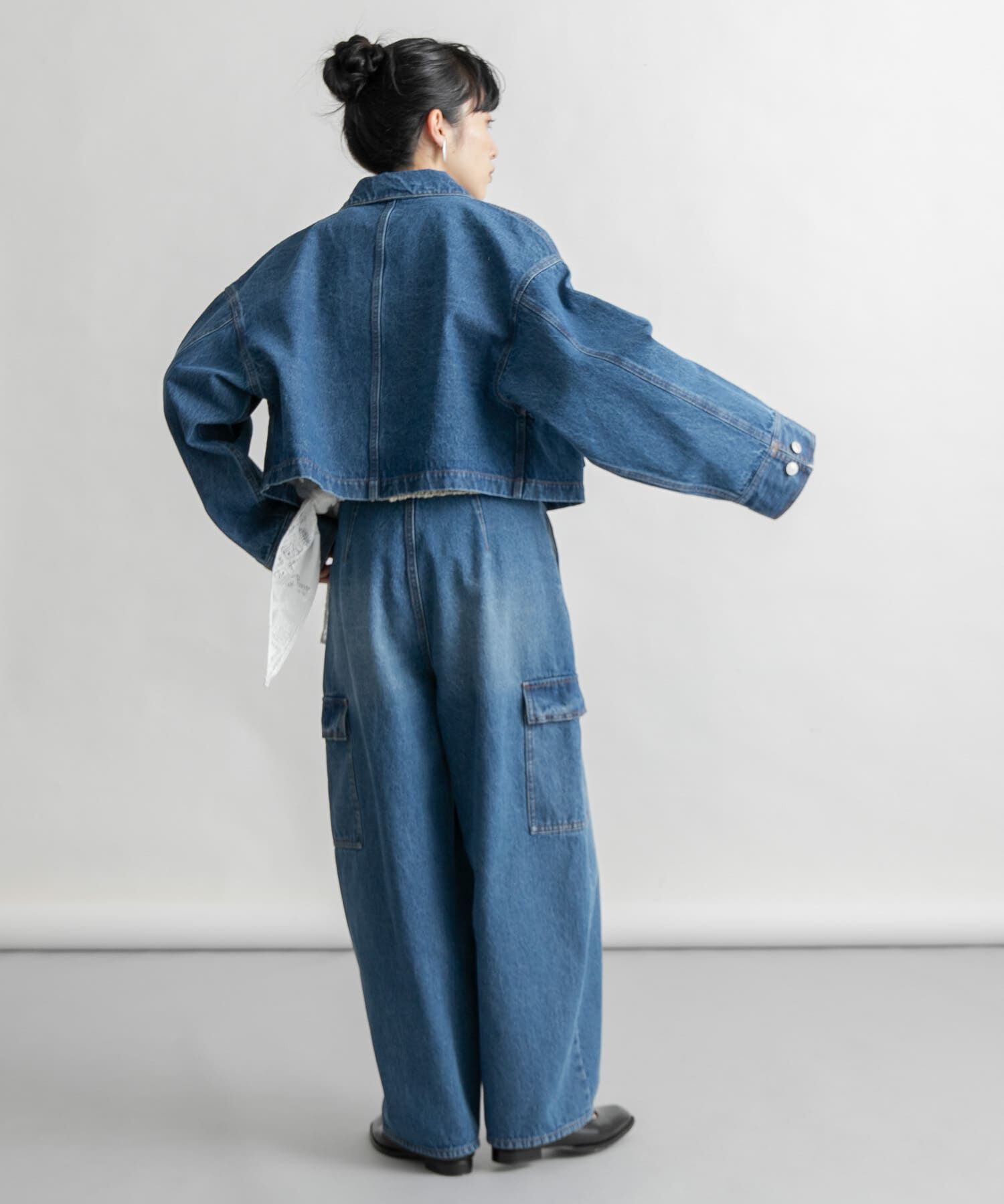  「WIDEデニムジャケット」|デニムジャケット|