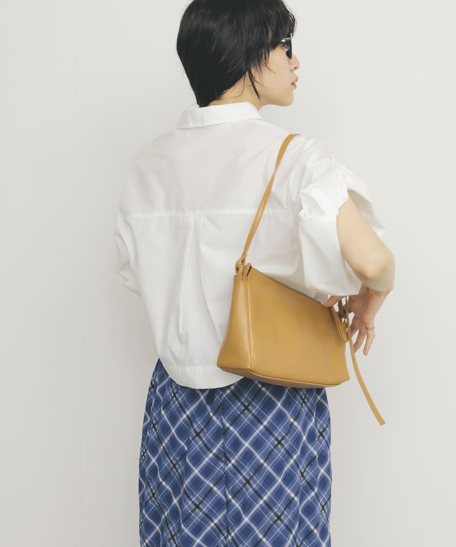  「クロップドハーフスリーブシャツ」|シャツ・ブラウス|