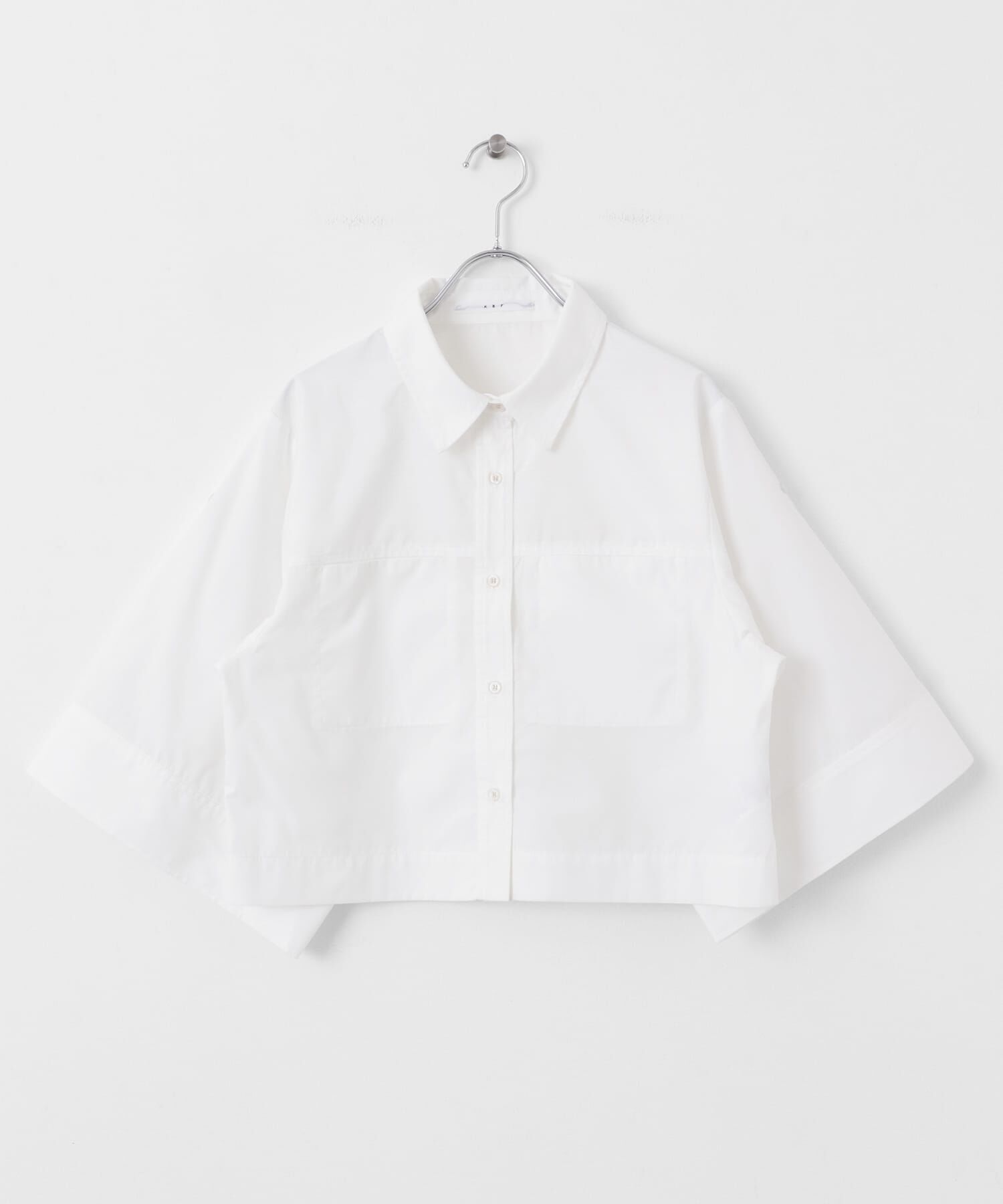  「クロップドハーフスリーブシャツ」|シャツ・ブラウス|