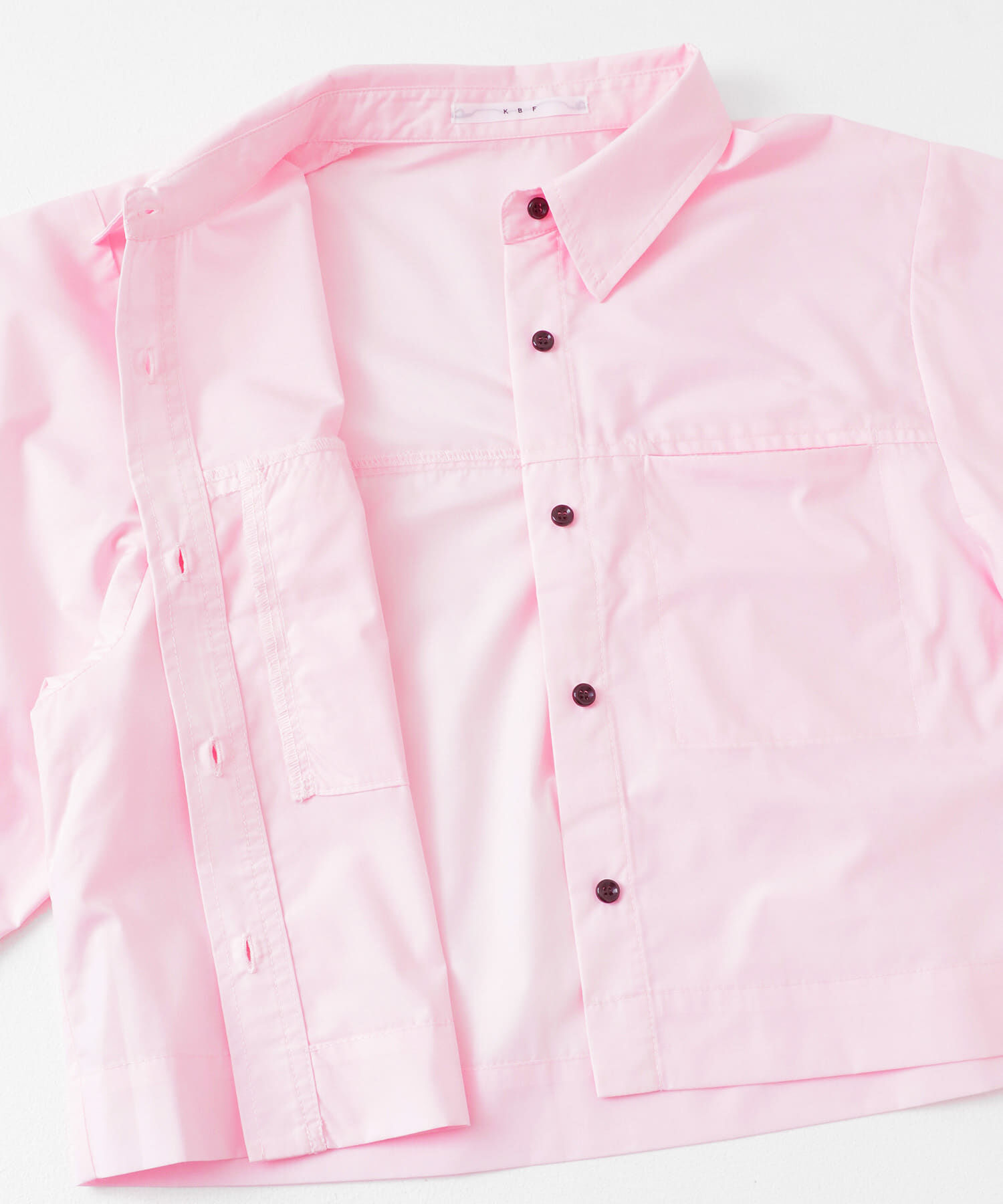  「クロップドハーフスリーブシャツ」|シャツ・ブラウス|