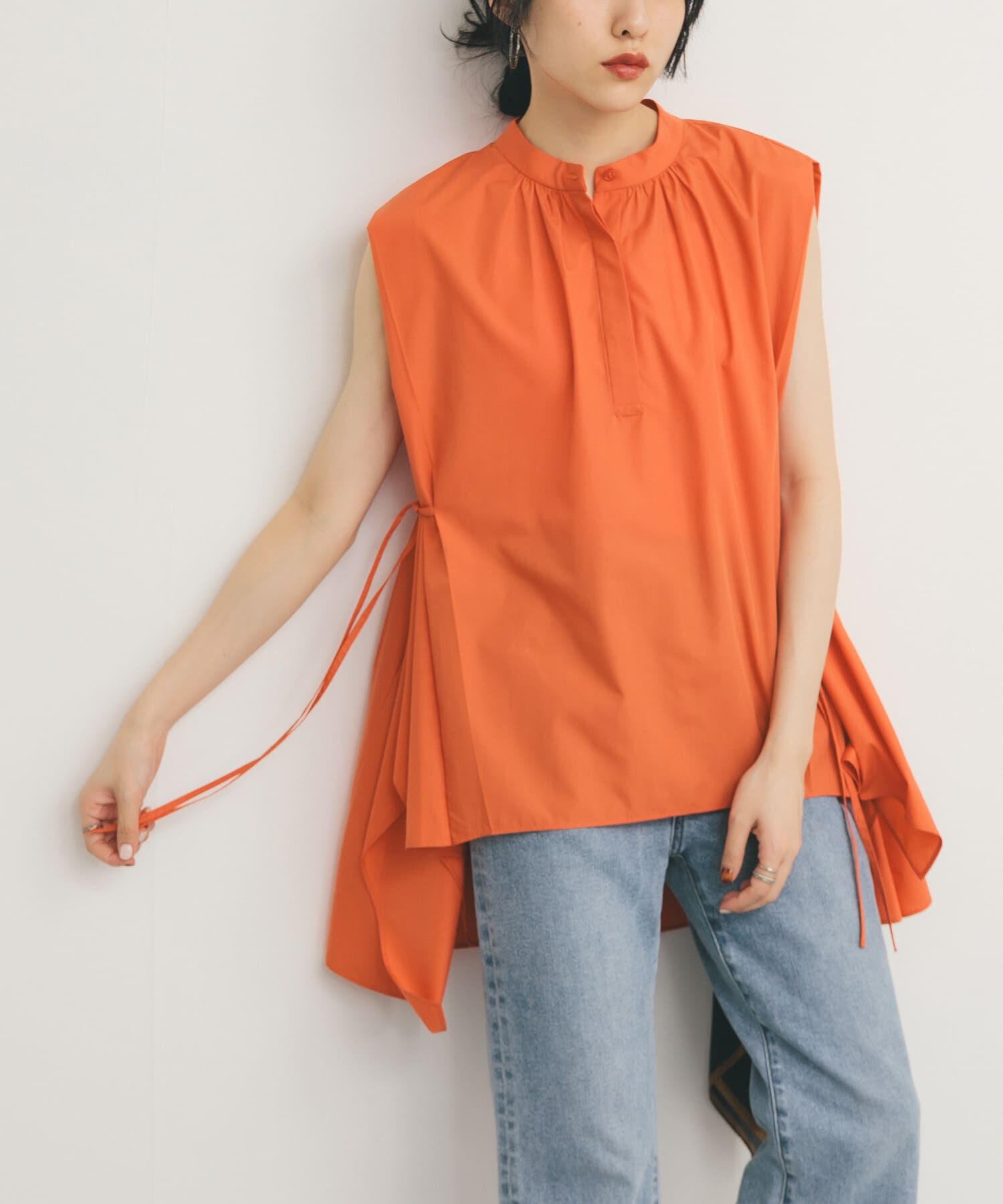  「BACKボリュームギャザーブラウス」|シャツ・ブラウス|