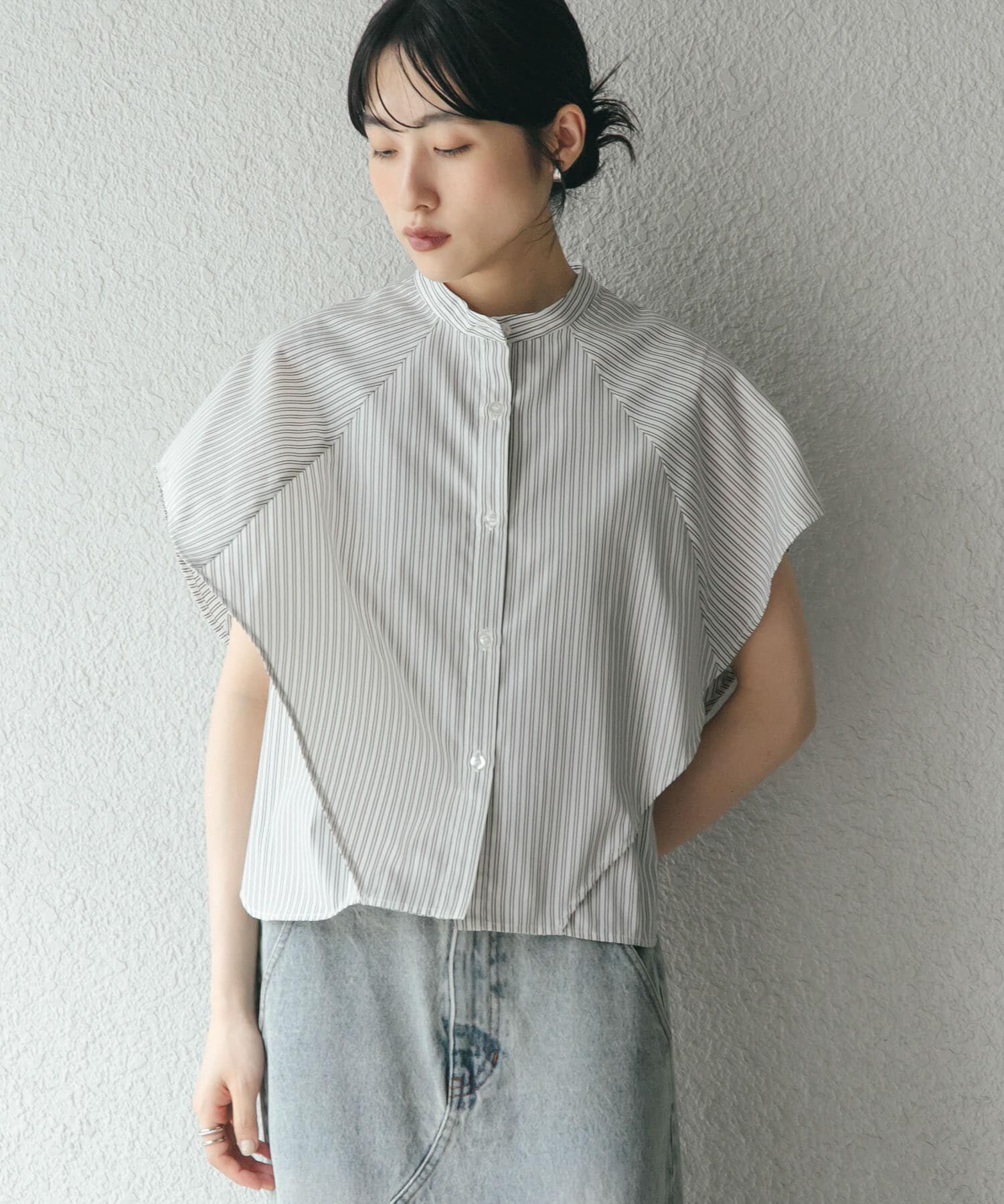  「BOXストライプシャツ」|シャツ・ブラウス|