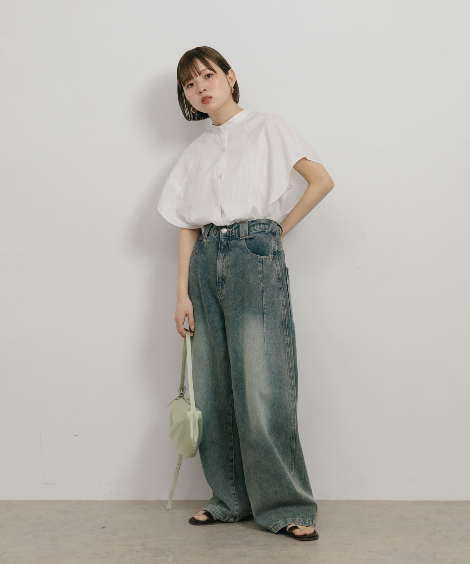  「BOXストライプシャツ」|シャツ・ブラウス|