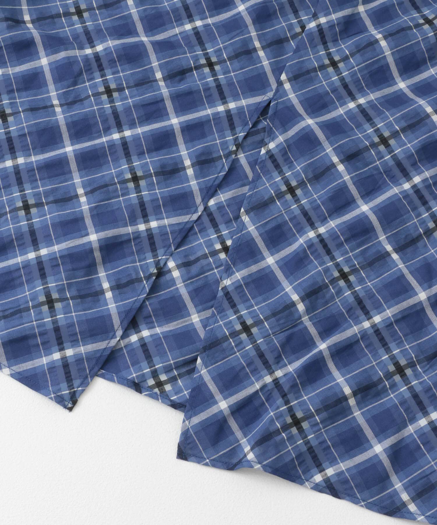  「シアーチェックIラインスカート」|スカート|