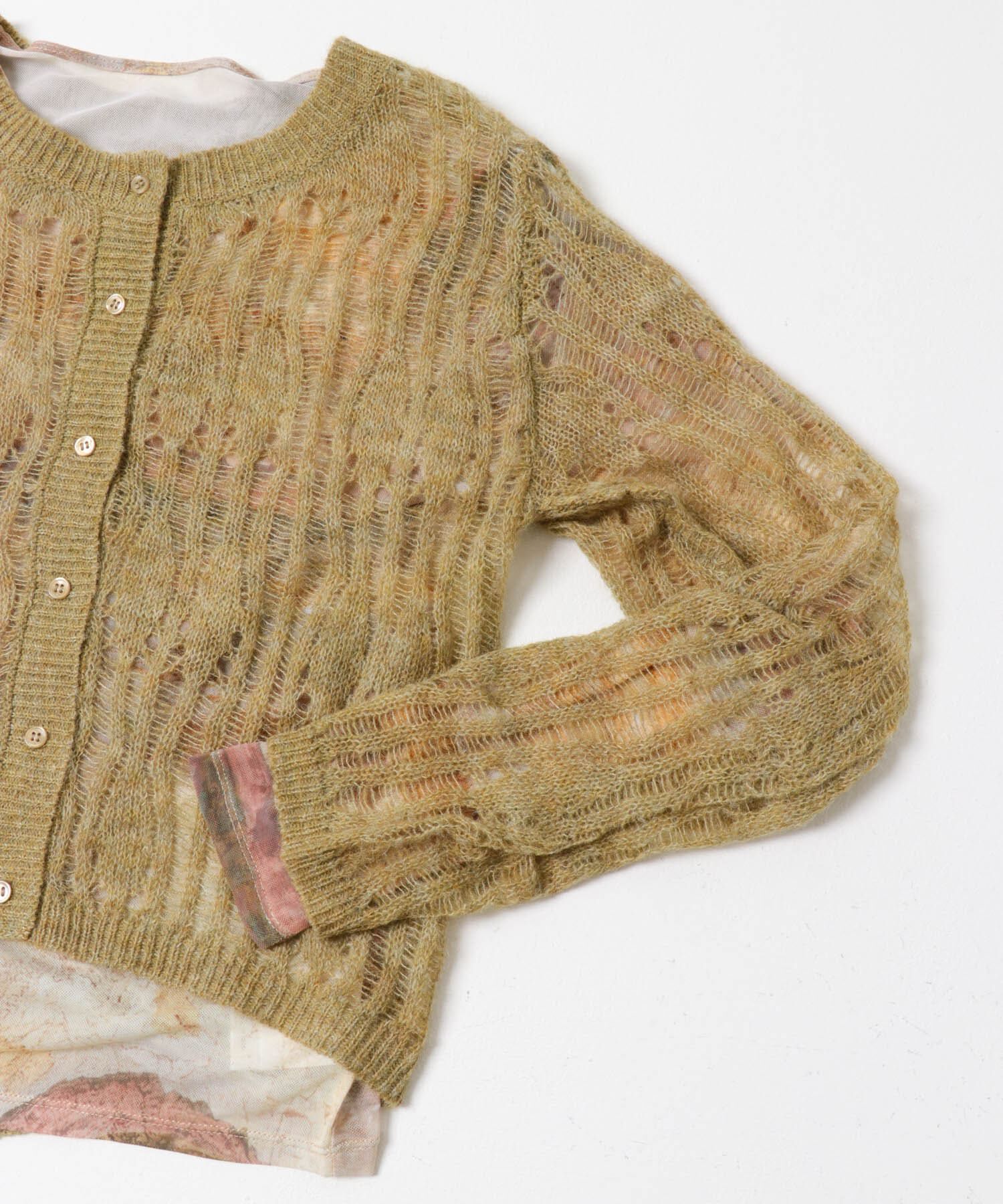  「ニットカーディガンSETシアートップス」|カーディガン|