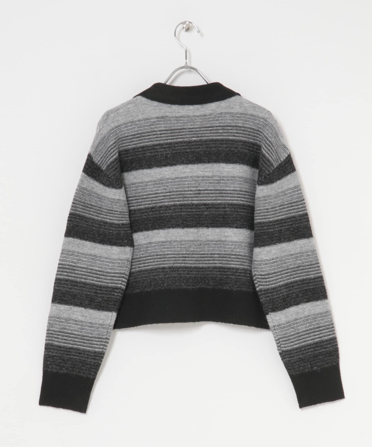  「グラデーションボーダーカーディガン」|カーディガン|