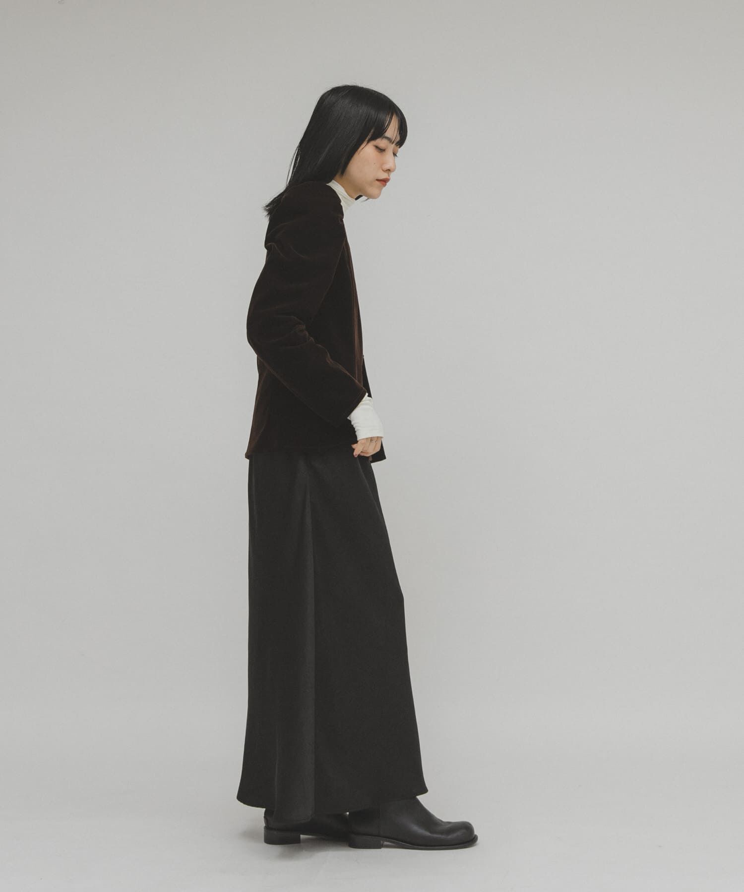  「パフスリーブベロアブラウス」|シャツ・ブラウス|