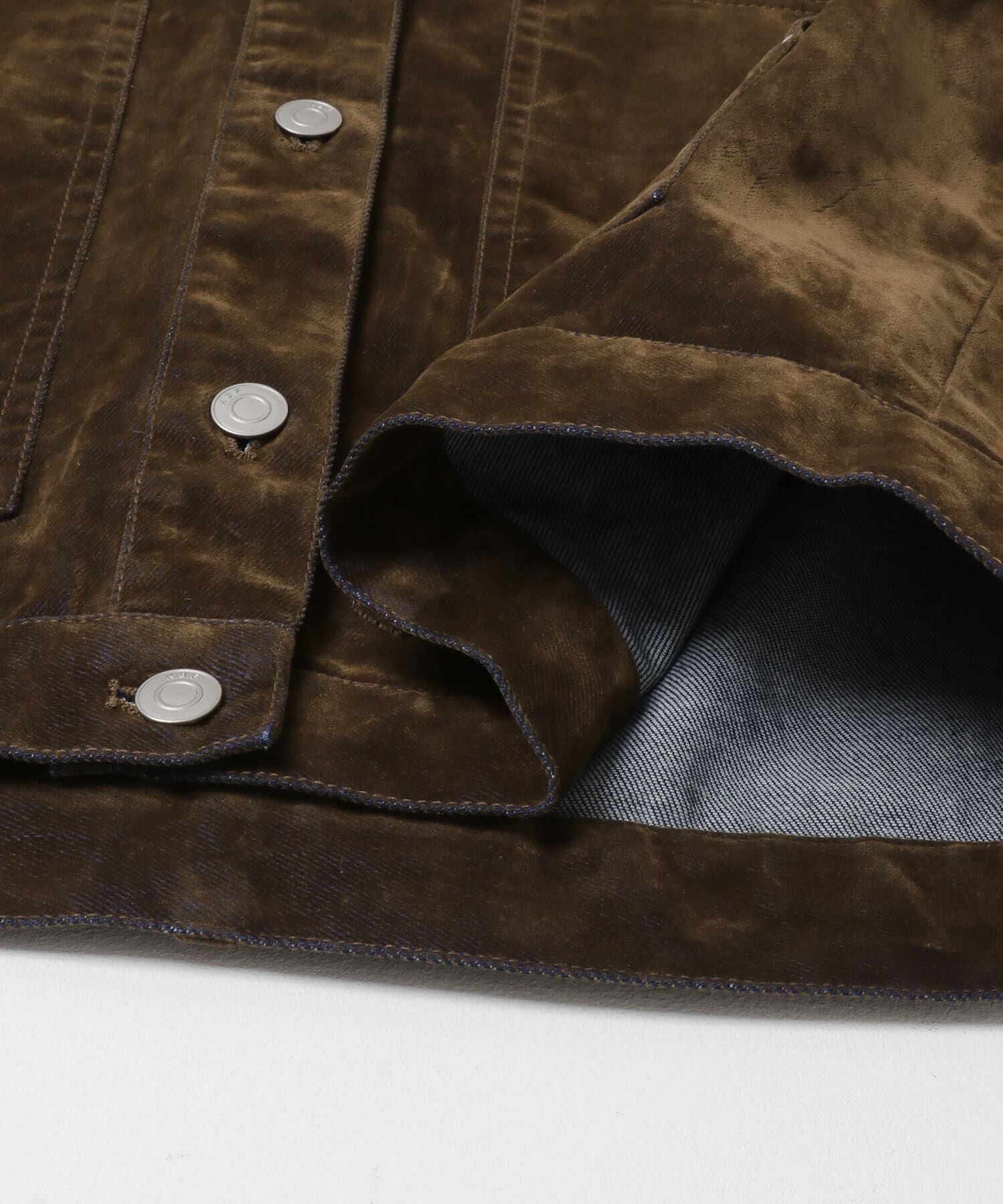  「ハイネックデニムブルゾン」|ブルゾン・スタジャン|