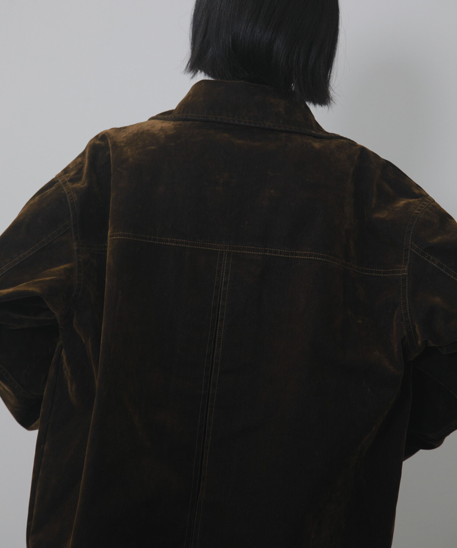  「ハイネックデニムブルゾン」|ブルゾン・スタジャン|