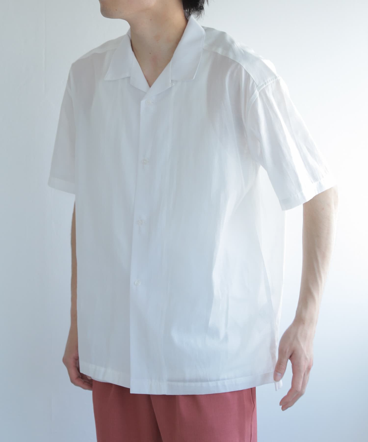 SENSE OF PLACE by URBAN RESEARCH「シアーシャンブレーオープンカラーシャツ」|シャツ・ブラウス|