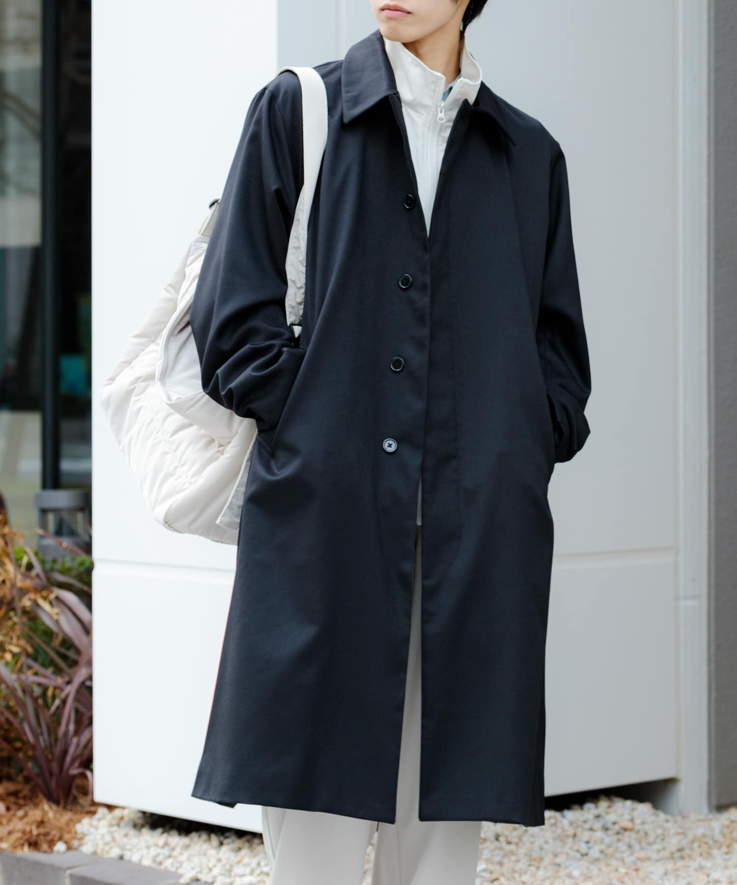SENSE OF PLACE by URBAN RESEARCH「『ユニセックス』ステンカラーコート」|ステンカラーコート|