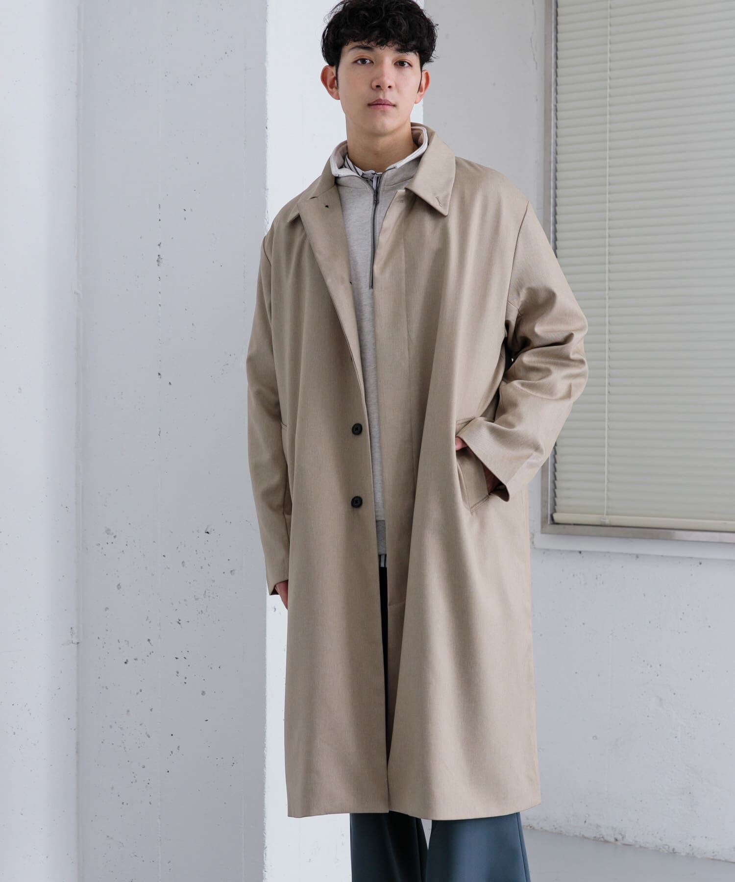 SENSE OF PLACE by URBAN RESEARCH「『ユニセックス』ステンカラーコート」|ステンカラーコート|