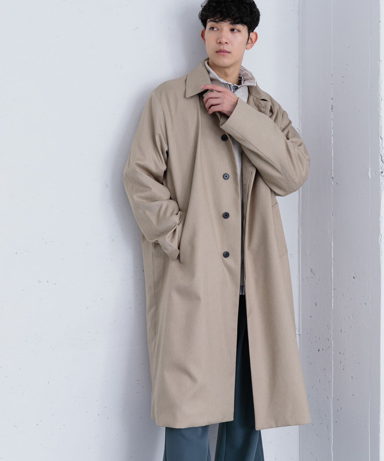 SENSE OF PLACE by URBAN RESEARCH「『ユニセックス』ステンカラーコート」|ステンカラーコート|
