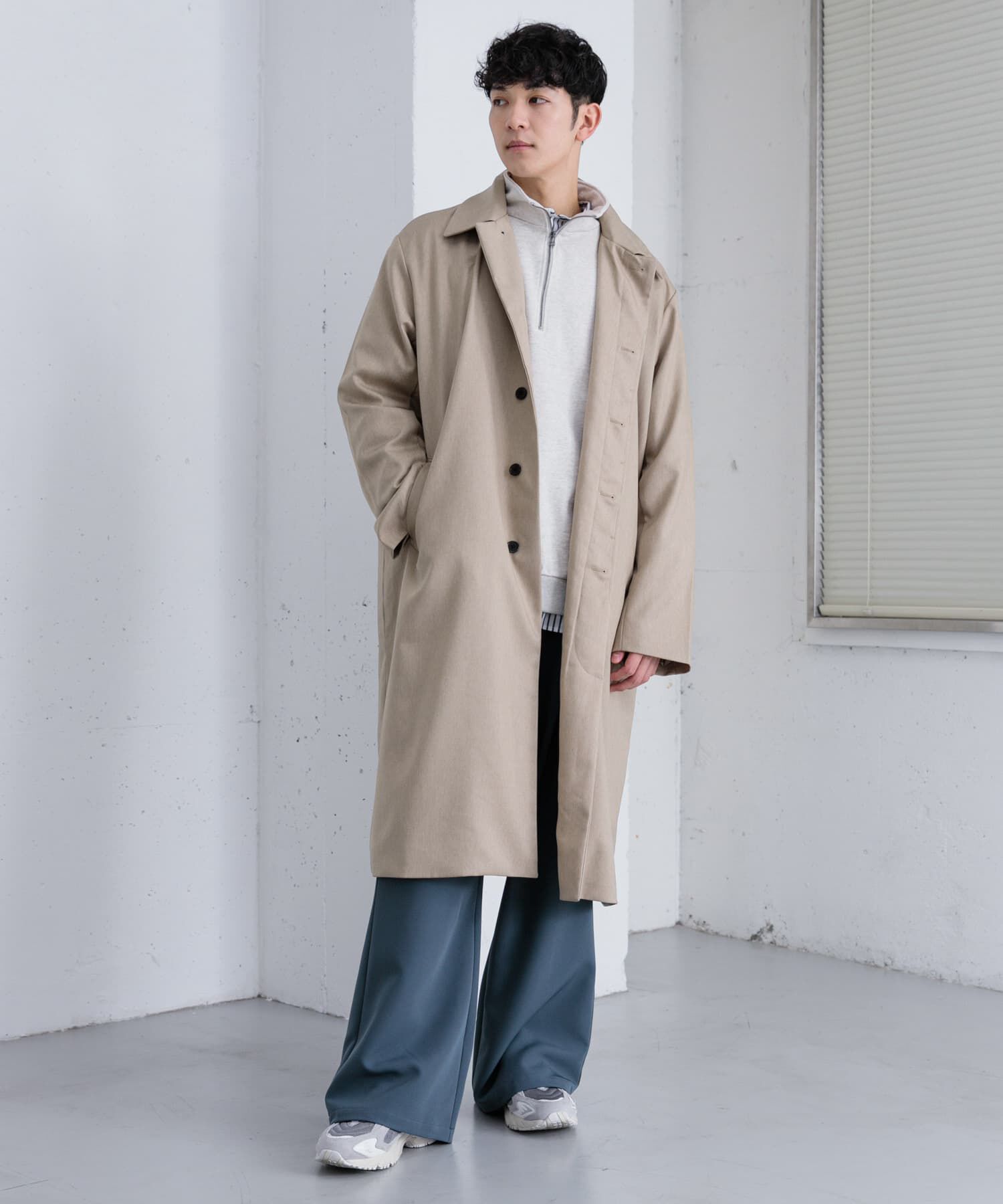 SENSE OF PLACE by URBAN RESEARCH「『ユニセックス』ステンカラーコート」|ステンカラーコート|