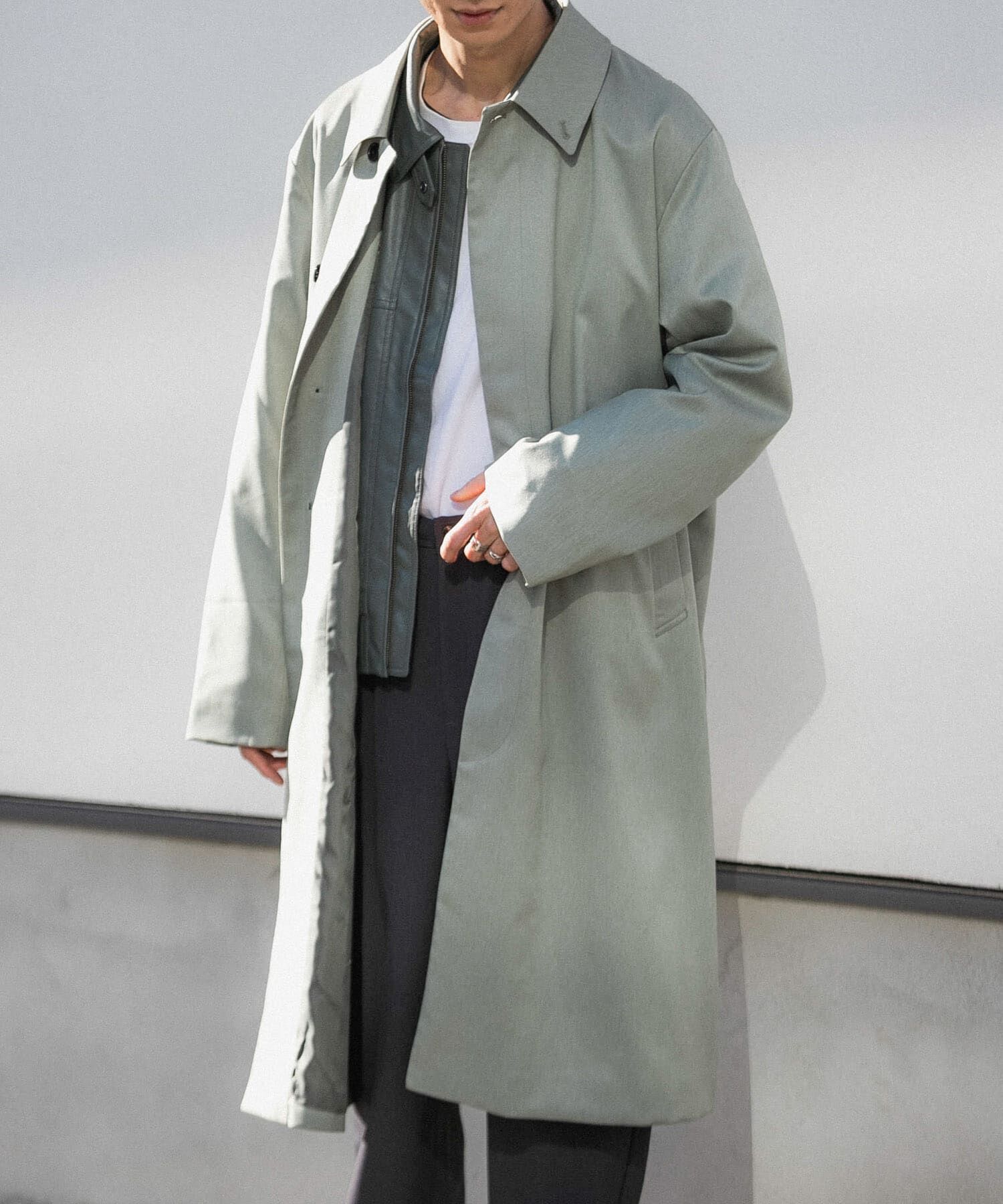 SENSE OF PLACE by URBAN RESEARCH「『ユニセックス』ステンカラーコート」|ステンカラーコート|