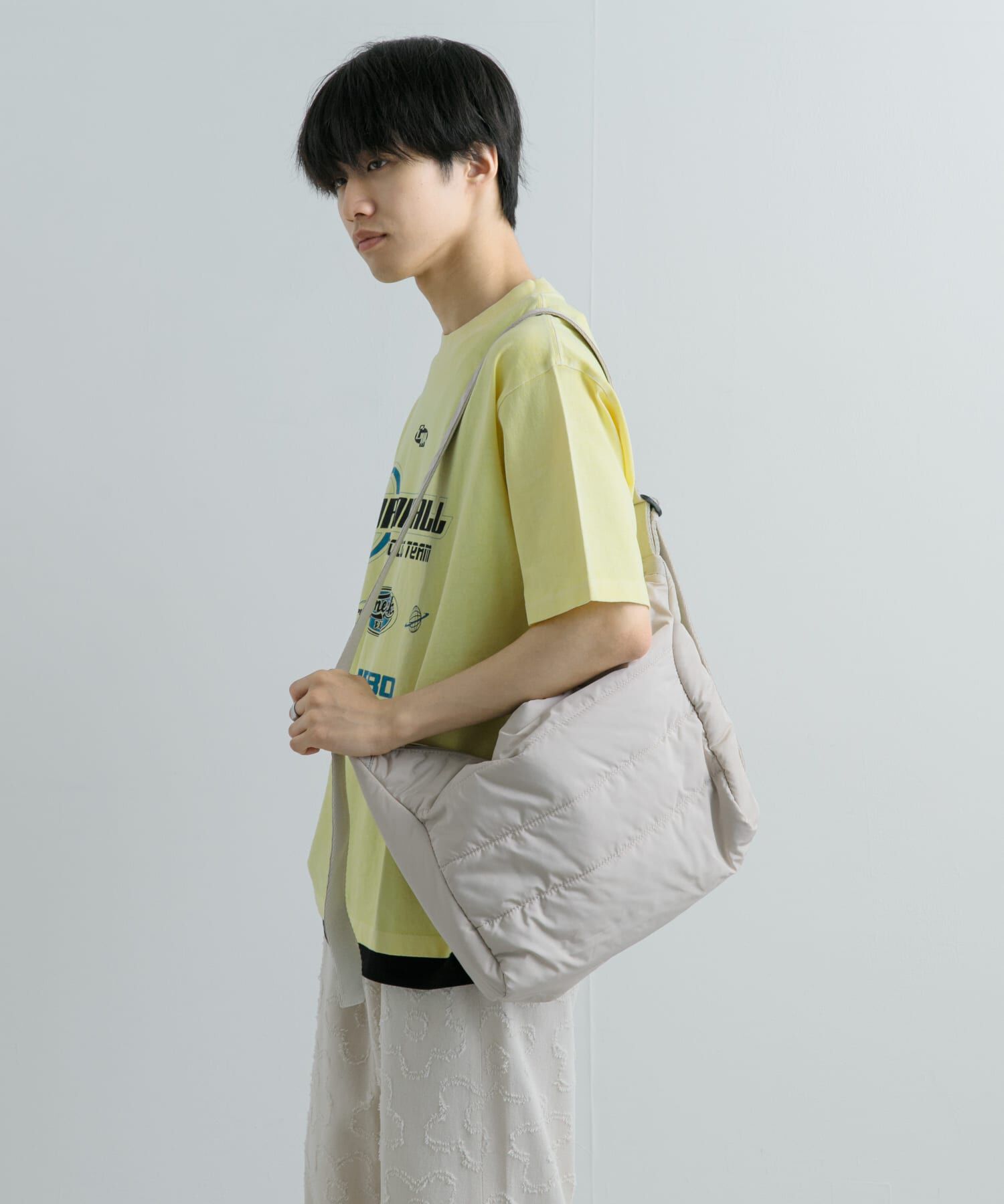 SENSE OF PLACE by URBAN RESEARCH「フェードロゴグラフィックTシャツ(5分袖)」|Tシャツ・カットソー|