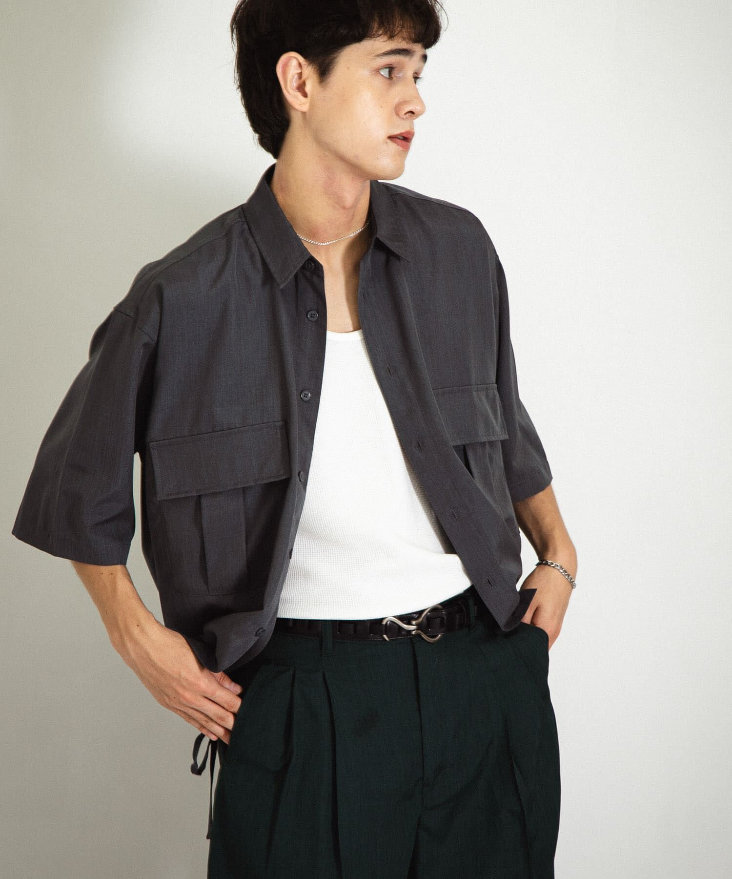 SENSE OF PLACE by URBAN RESEARCH「CPOサイドデザインルーズシャツ」|シャツ・ブラウス|