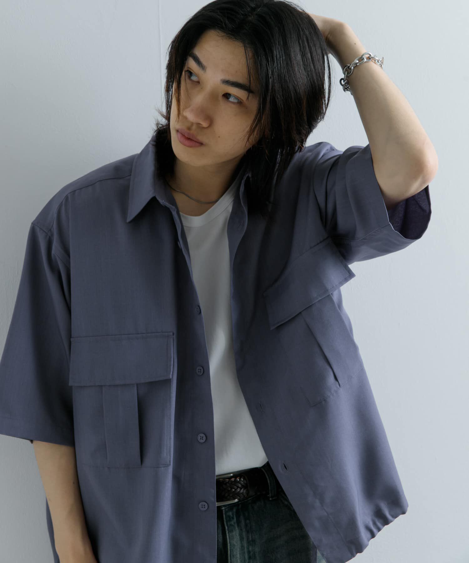 SENSE OF PLACE by URBAN RESEARCH「CPOサイドデザインルーズシャツ」|シャツ・ブラウス|