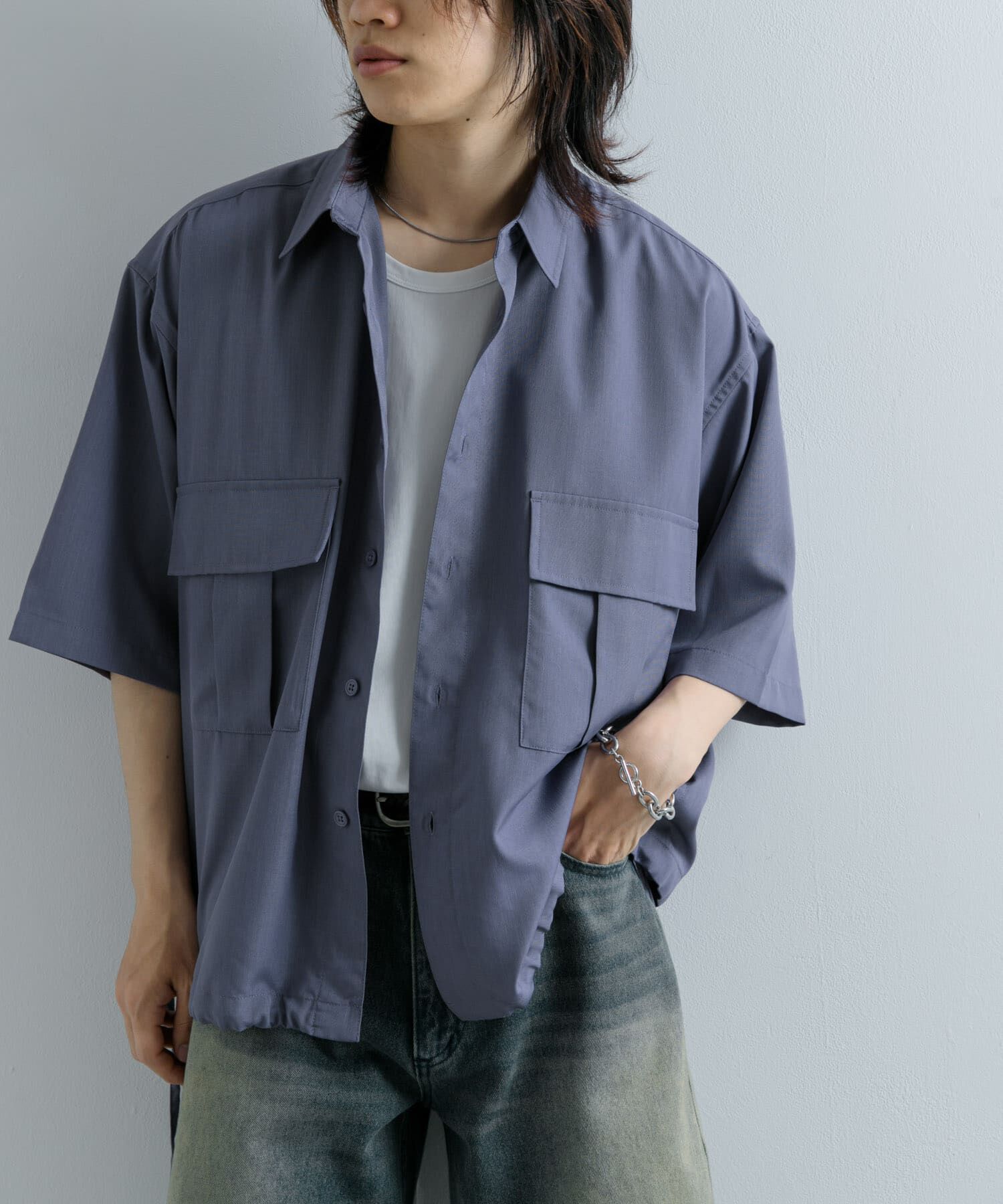 SENSE OF PLACE by URBAN RESEARCH「CPOサイドデザインルーズシャツ」|シャツ・ブラウス|